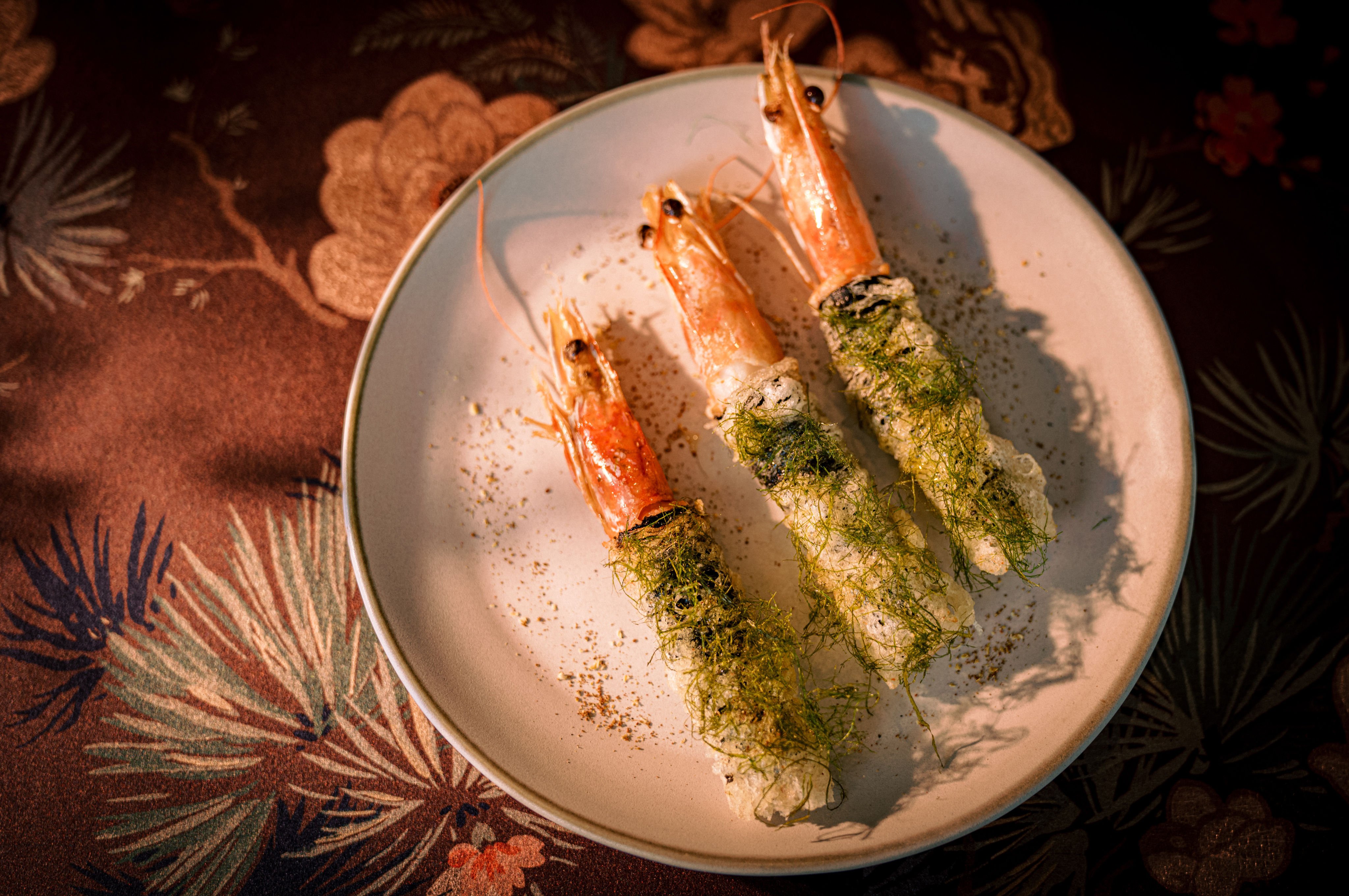 Firecracker shrimp from The Happy Crane in San Francisco. Photo: Jeremy Chiu