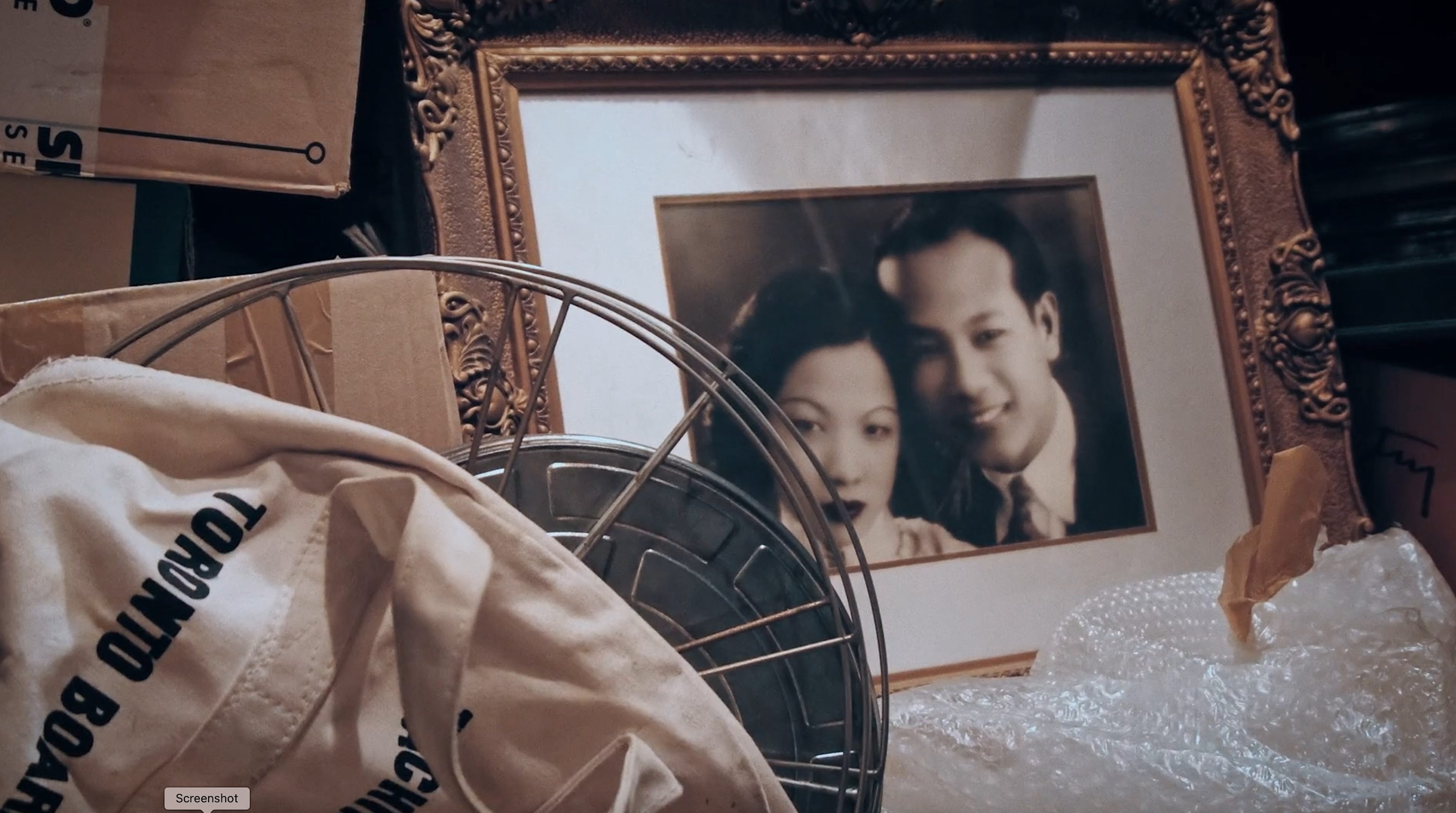 A photo of Mary Stephen’s parents Henry and Hilda Stephen, as seen in Palimpsest: the Story of a Name. Photo: Mary Stephen