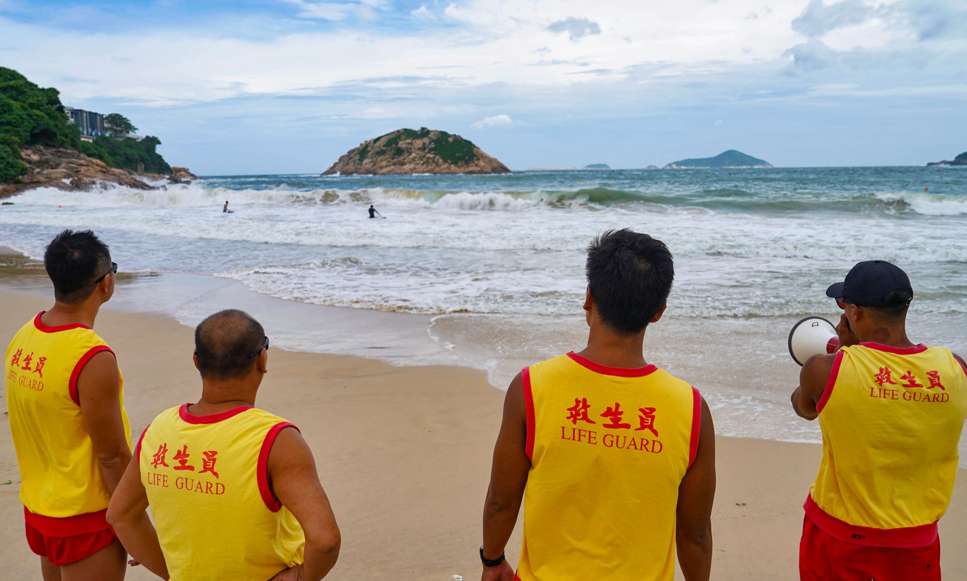 A union chairman has said that his organisation has received more than 100 complaints from lifeguards who experienced discomfort after wearing the cheaper shoes. Photo: Elson Li