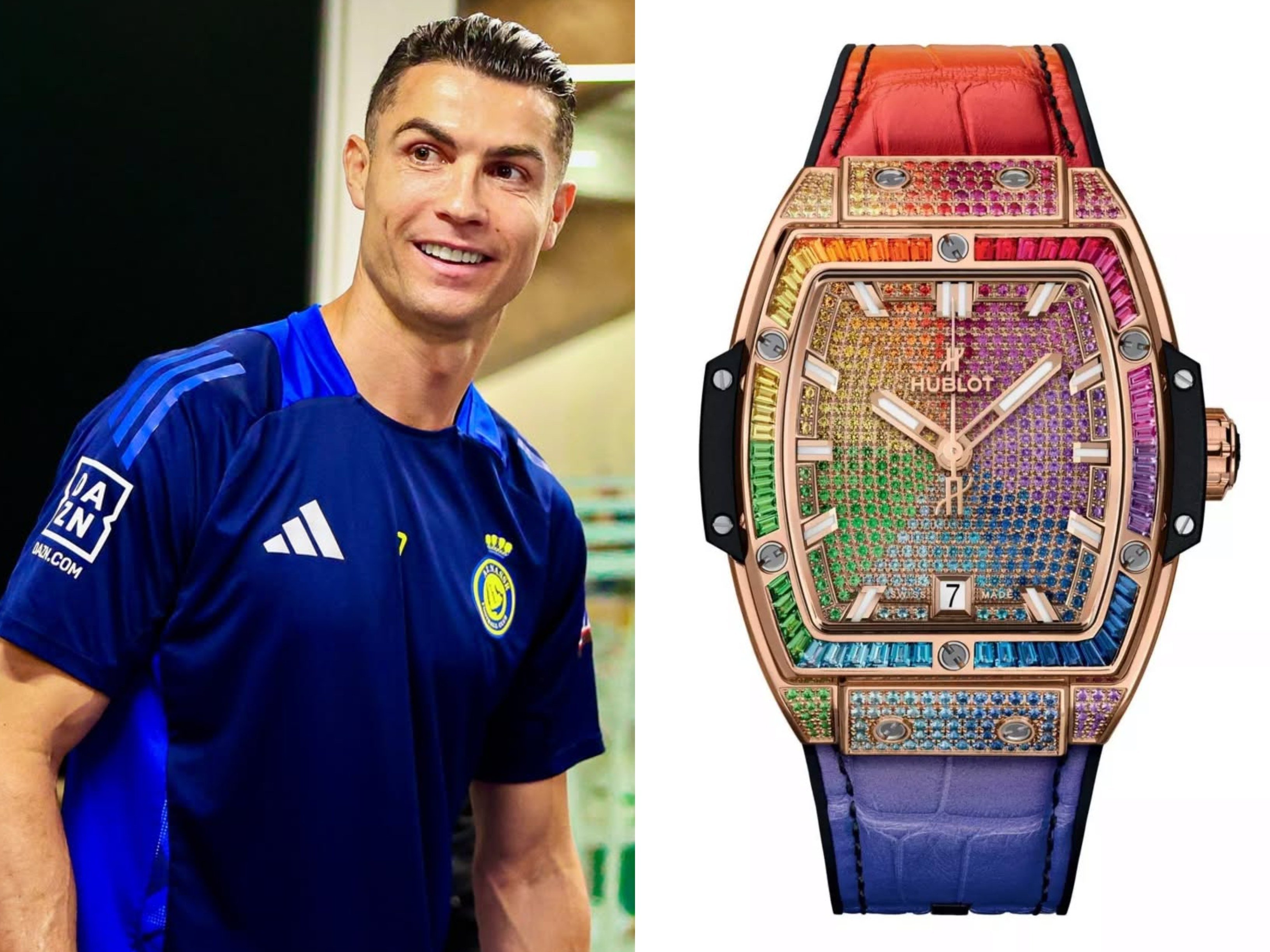 When he’s not scoring goals, Cristiano Ronaldo has an appetite for expensive and exclusive watches.
Photo: @cristiano, @cristiano.ronaldo7_/Instagram