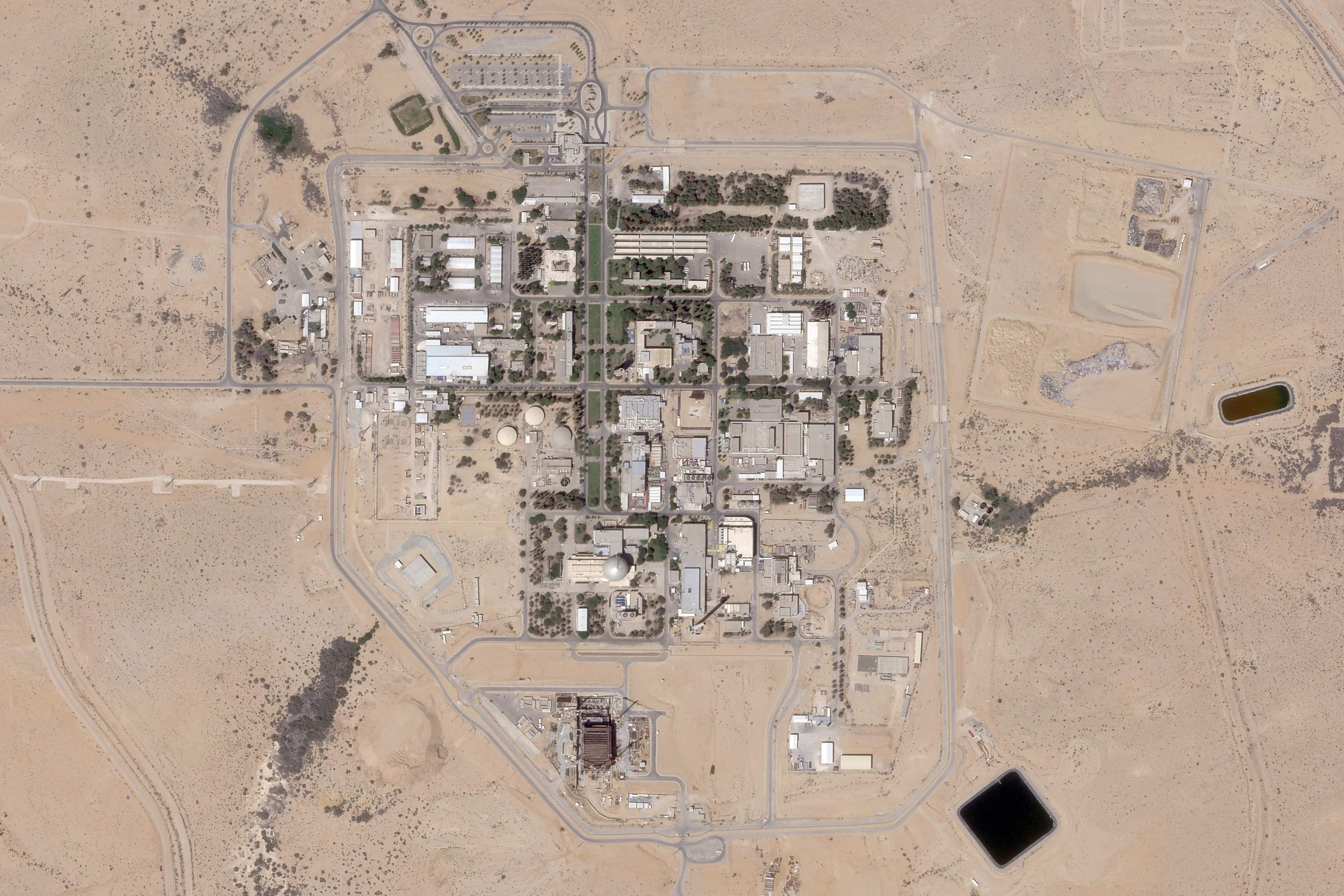 A satellite photo shows the Shimon Peres Negev Nuclear Research Centre near the city of Dimona, Israel, on July 5, 2025. Photo: Planet Labs PBC via AP