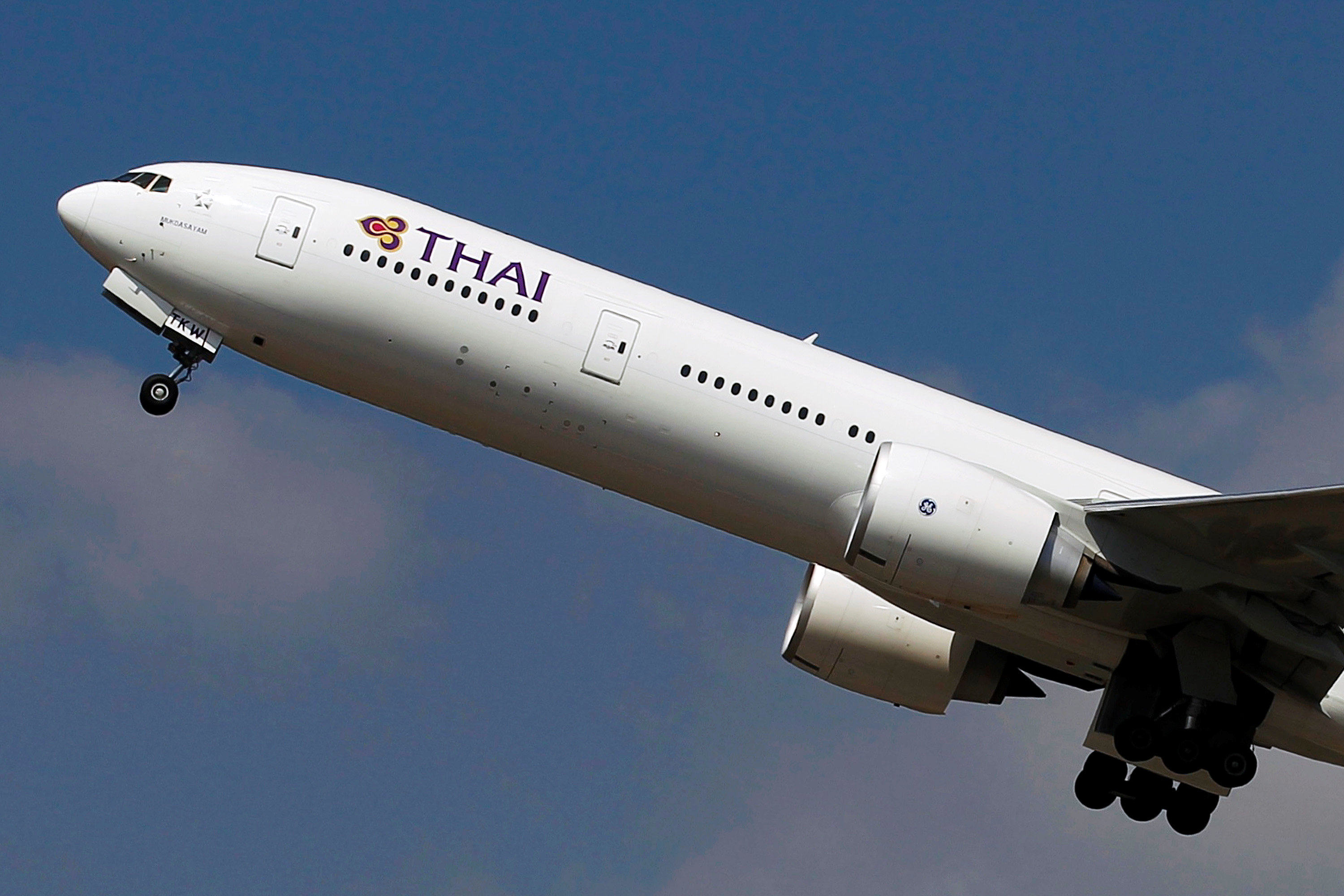 A Thai Airways plane takes off from Bangkok’s Suvarnabhumi Airport. Photo: Reuters