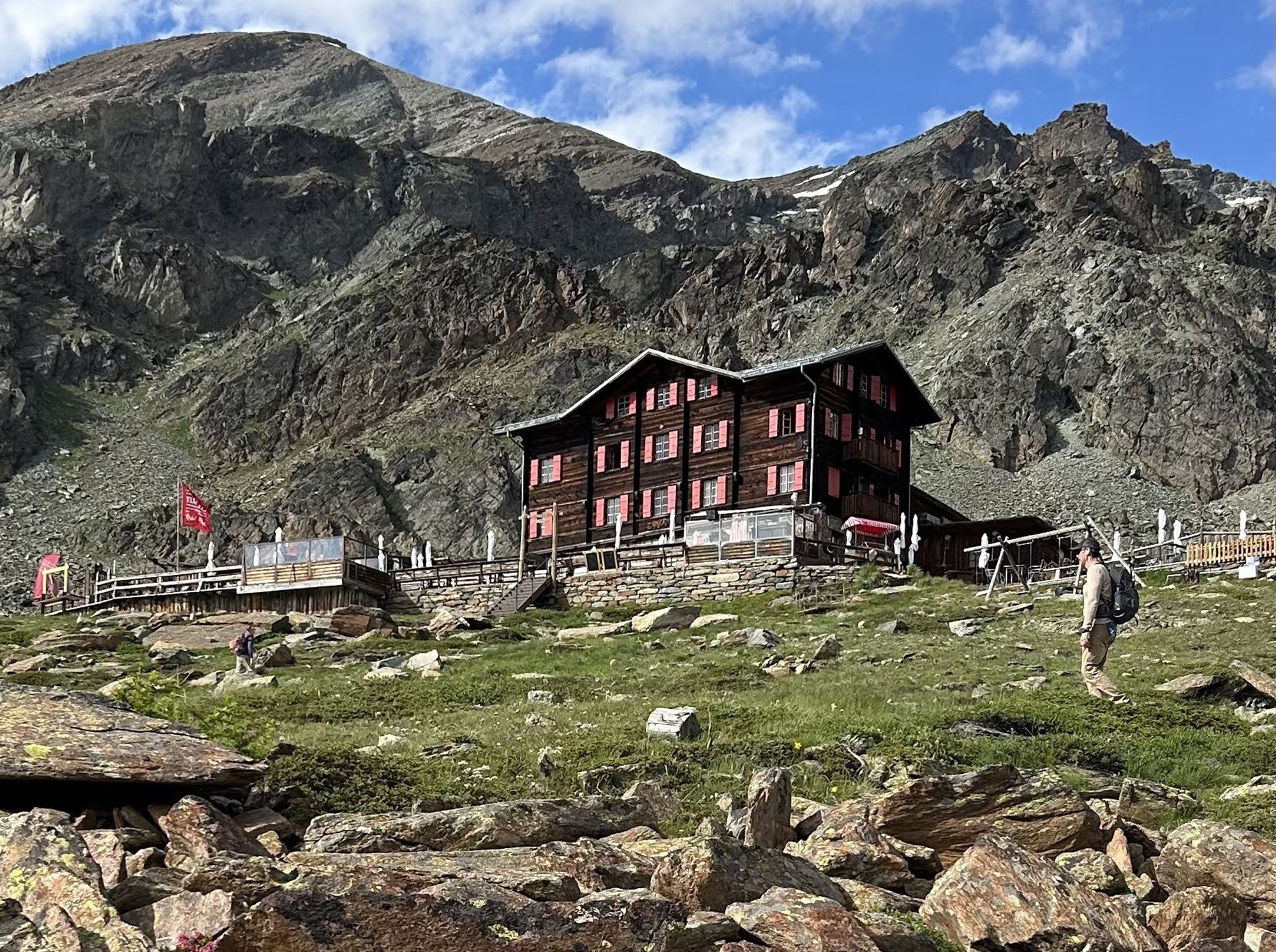 The Fluhalp Mountain Hut and Restaurant in Switzerland can hold more than 60 guests per night. Photo: TNS