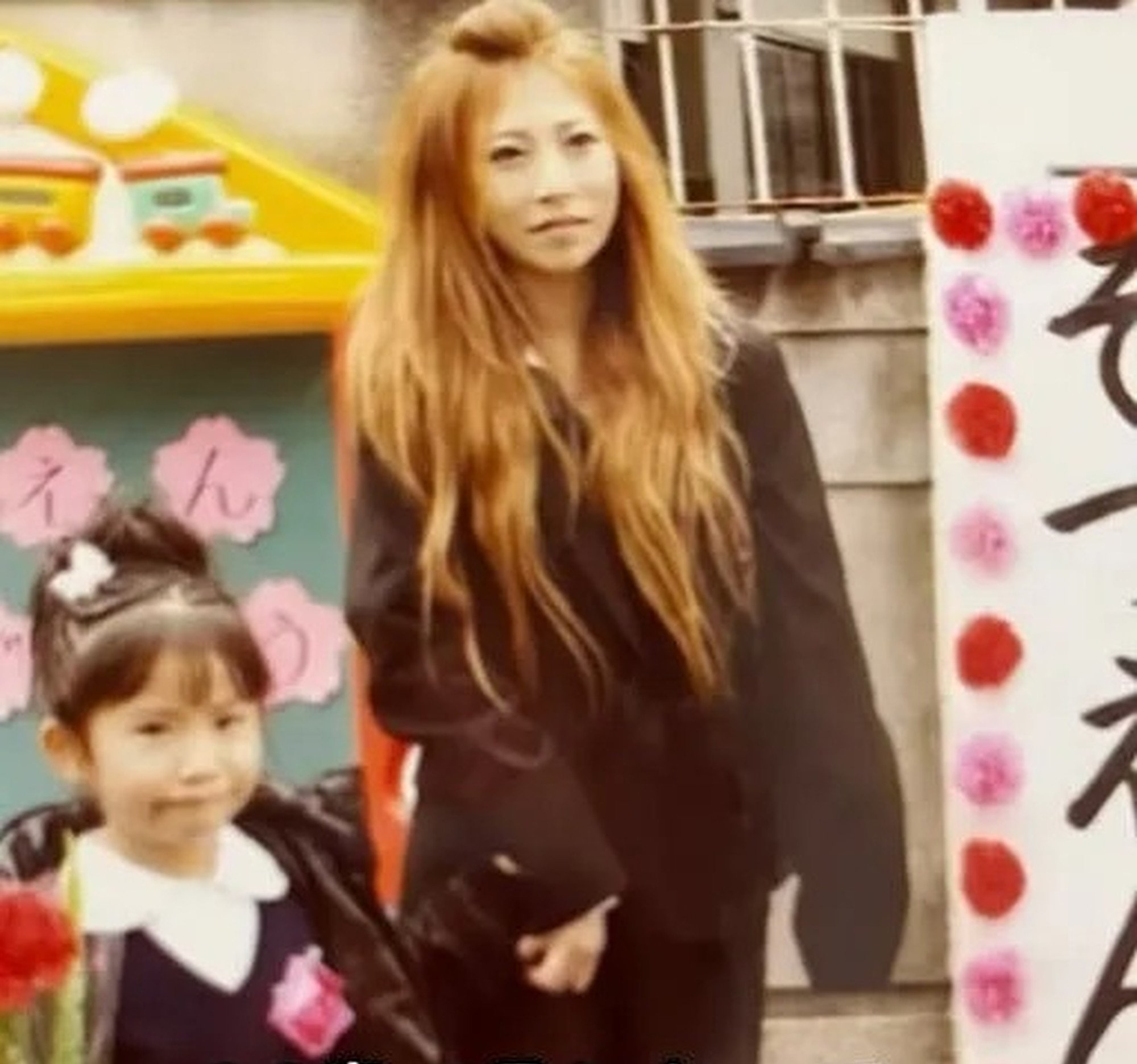 Yuka and her daughter in their early years together after she gave birth at the age of 14. Photo: Handout Yuka and her daughter in their early years together after she gave birth at the age of 14. Photo: Handout