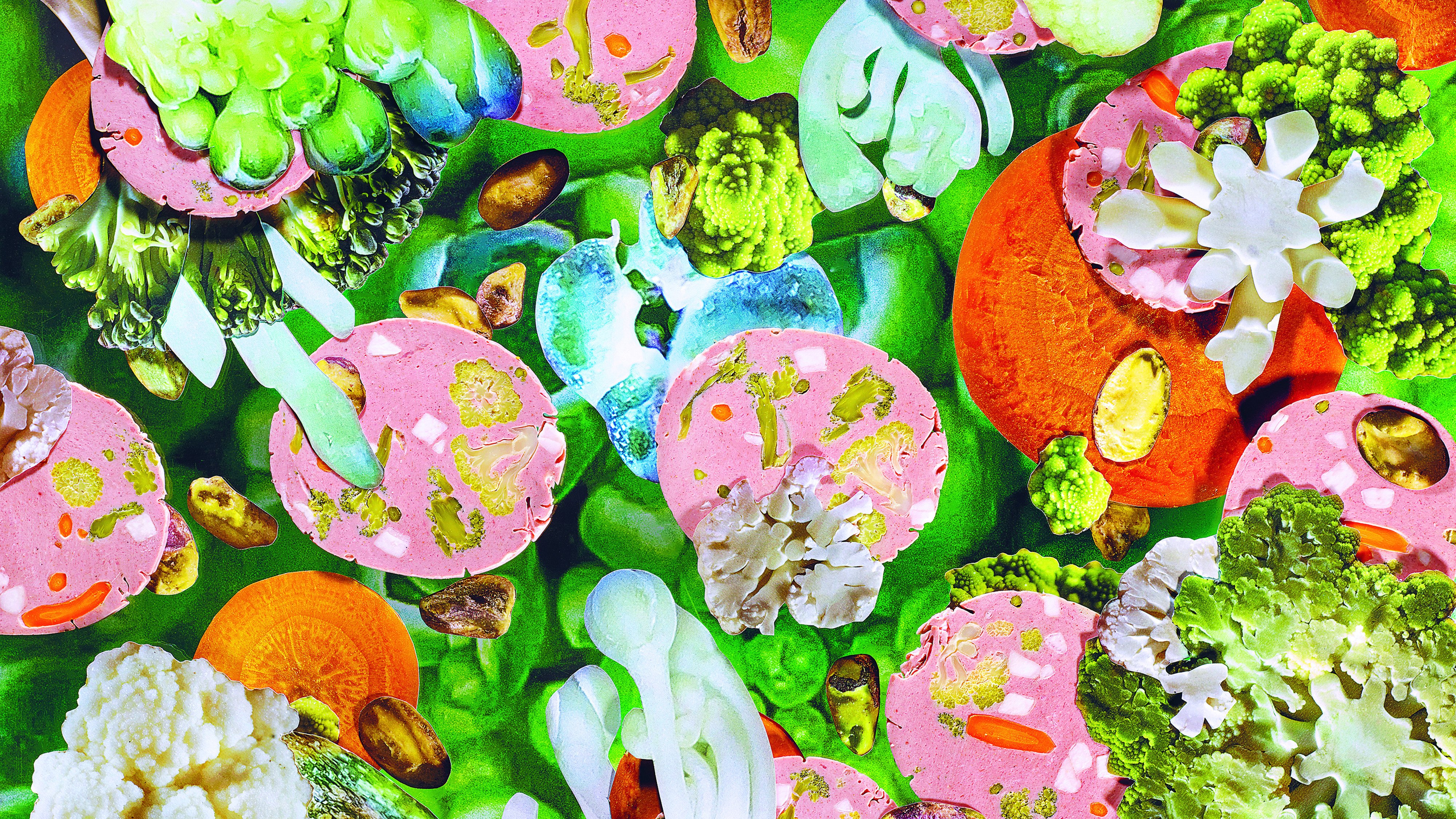 Created by food designer and researcher Carolien Niebling, The Sausage of the Future: Singapore Edition, reinvents a beloved meat product to challenge thinking about food, culture and sustainability. Photo: courtesy Studio Carolien Niebling