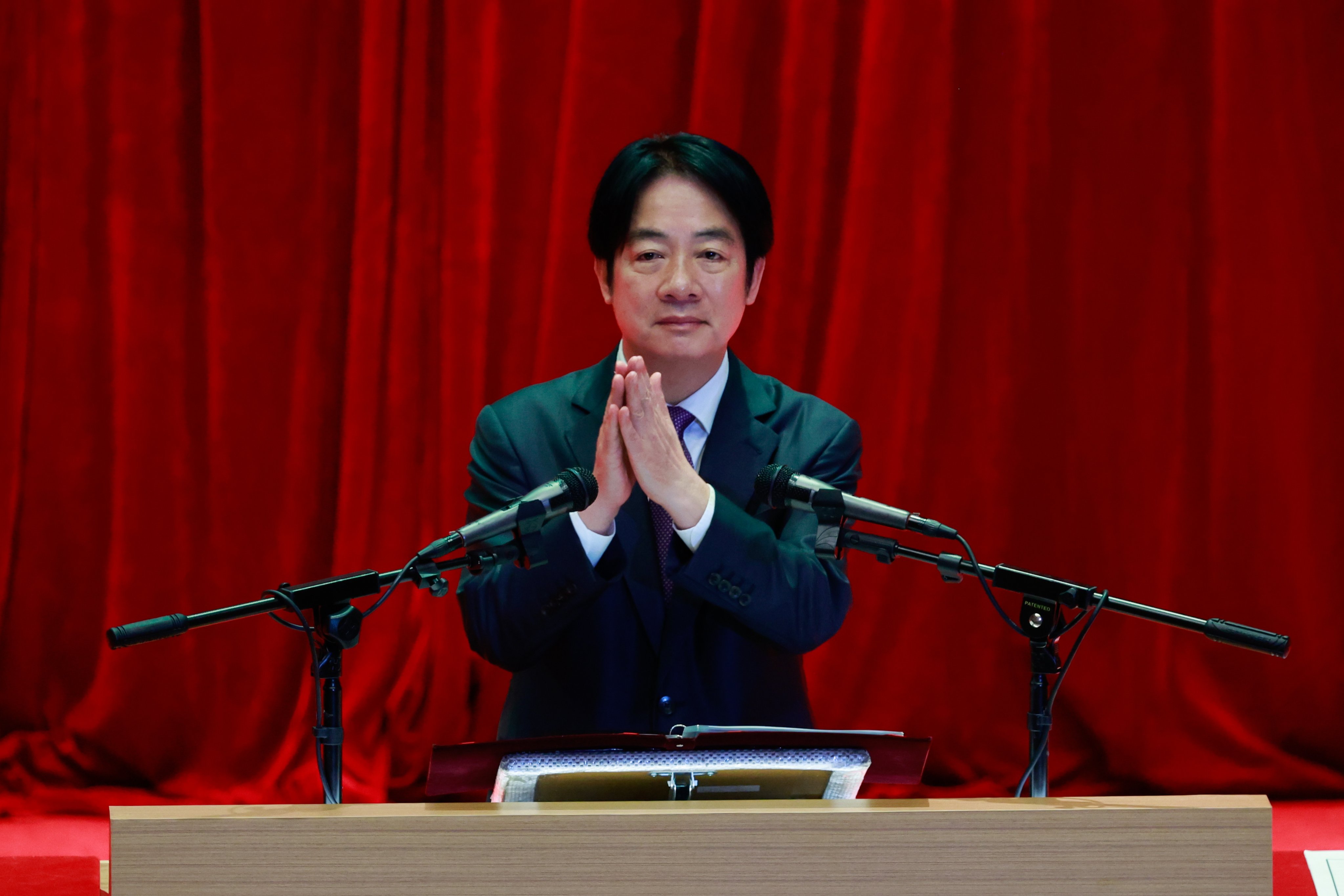 Taiwanese leader William Lai Ching-te has promised to raise defence spending to 3 per cent of GDP next year and to 5 per cent by 2030. Photo: EPA