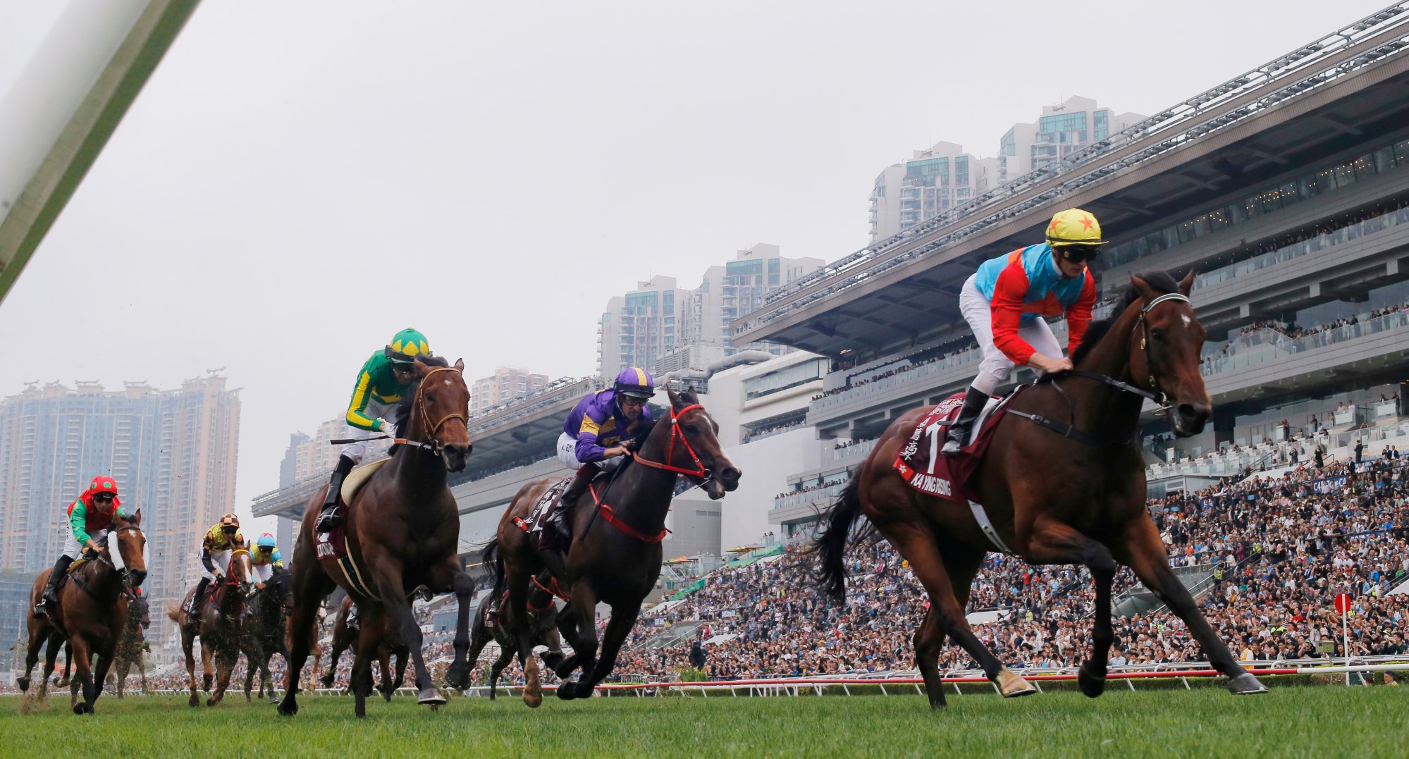 Ka Ying Rising continues on his merry way.