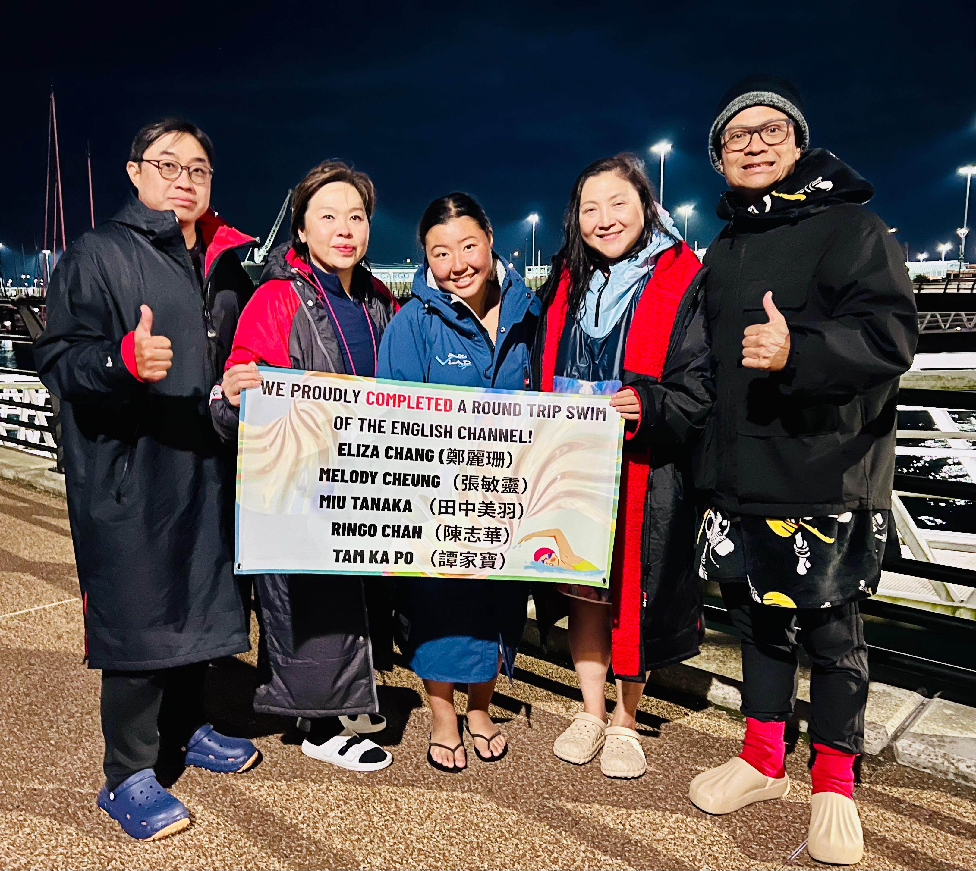 The Hong Kong team of (from left) Ringo Chan, Melody Cheung, Miu Tanaka, Eliza Chang and Alvin Tam. Photo: Handout