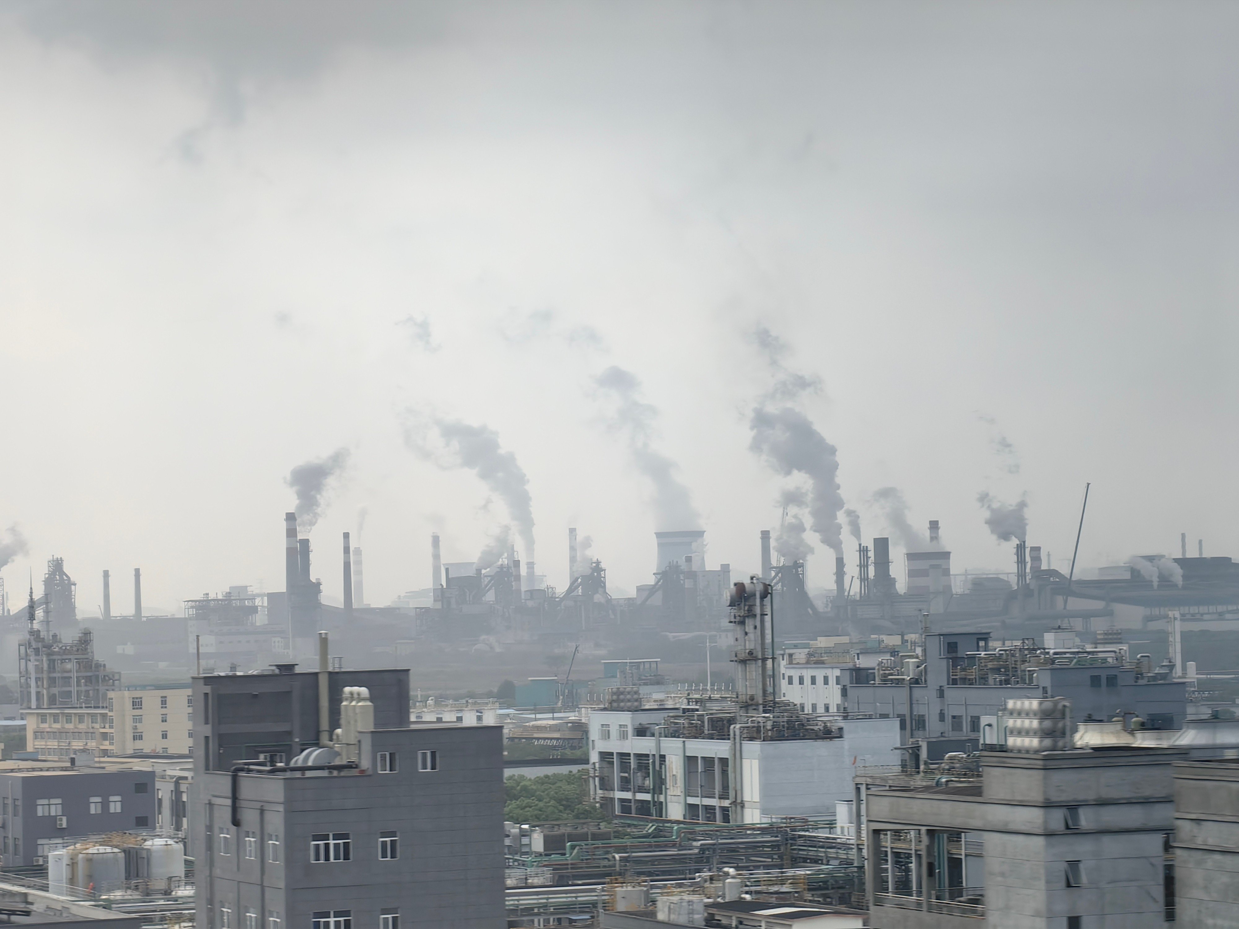 Factories in southwestern China seen emitting significant amounts of waste gases. Photo: Shutterstock