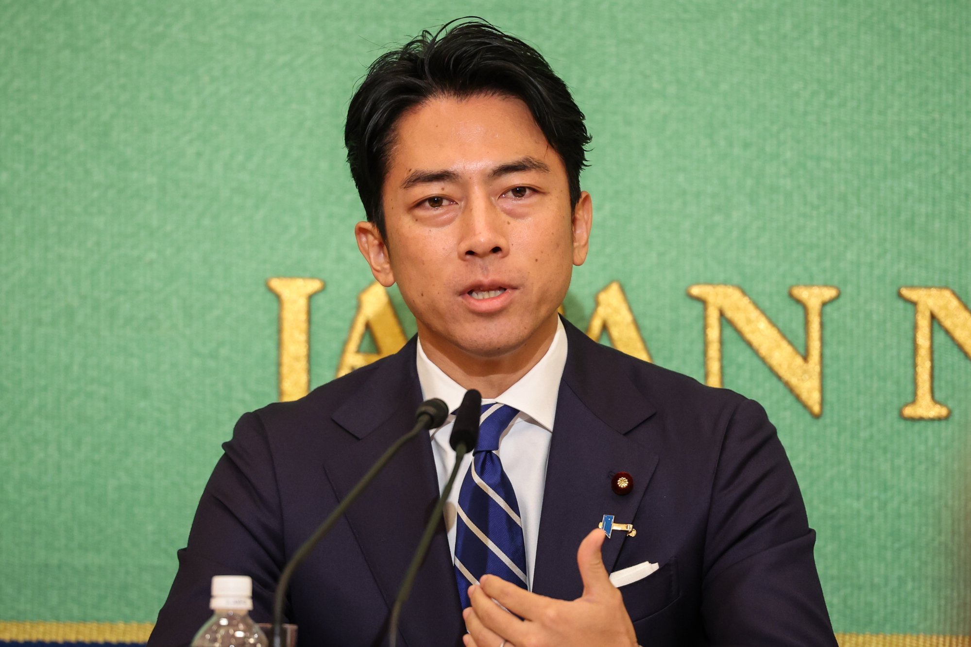 Shinjiro Koizumi is the son of Japan’s former prime minister Junichiro Koizumi. Photo: EPA-EFE