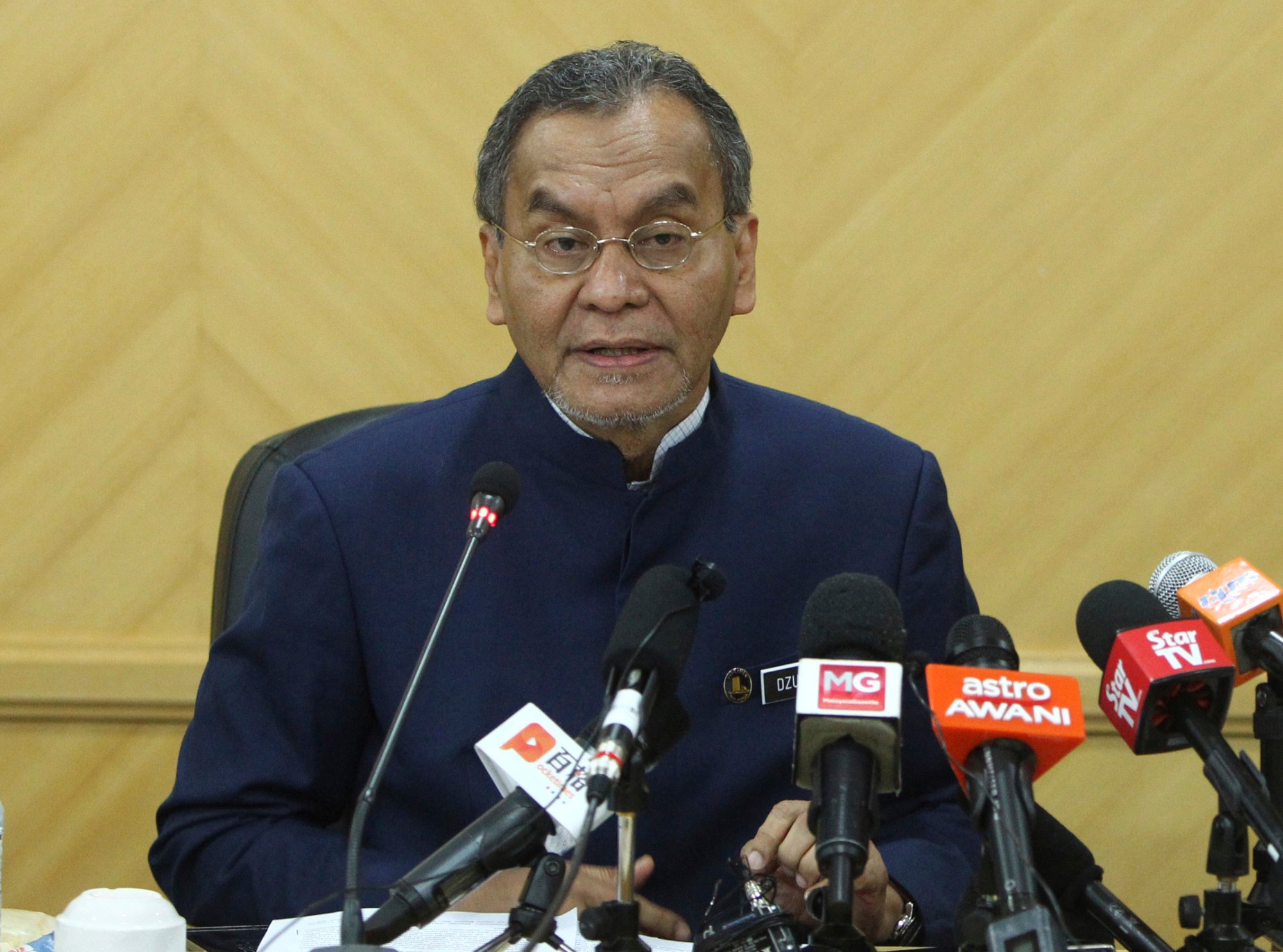 Malaysian Health Minister Dzulkefly Ahmad at a press conference in Putrajaya in 2019. He has recently raised concerns that higher income households are also facing the pressure of rising insurance premiums. Photo: AP