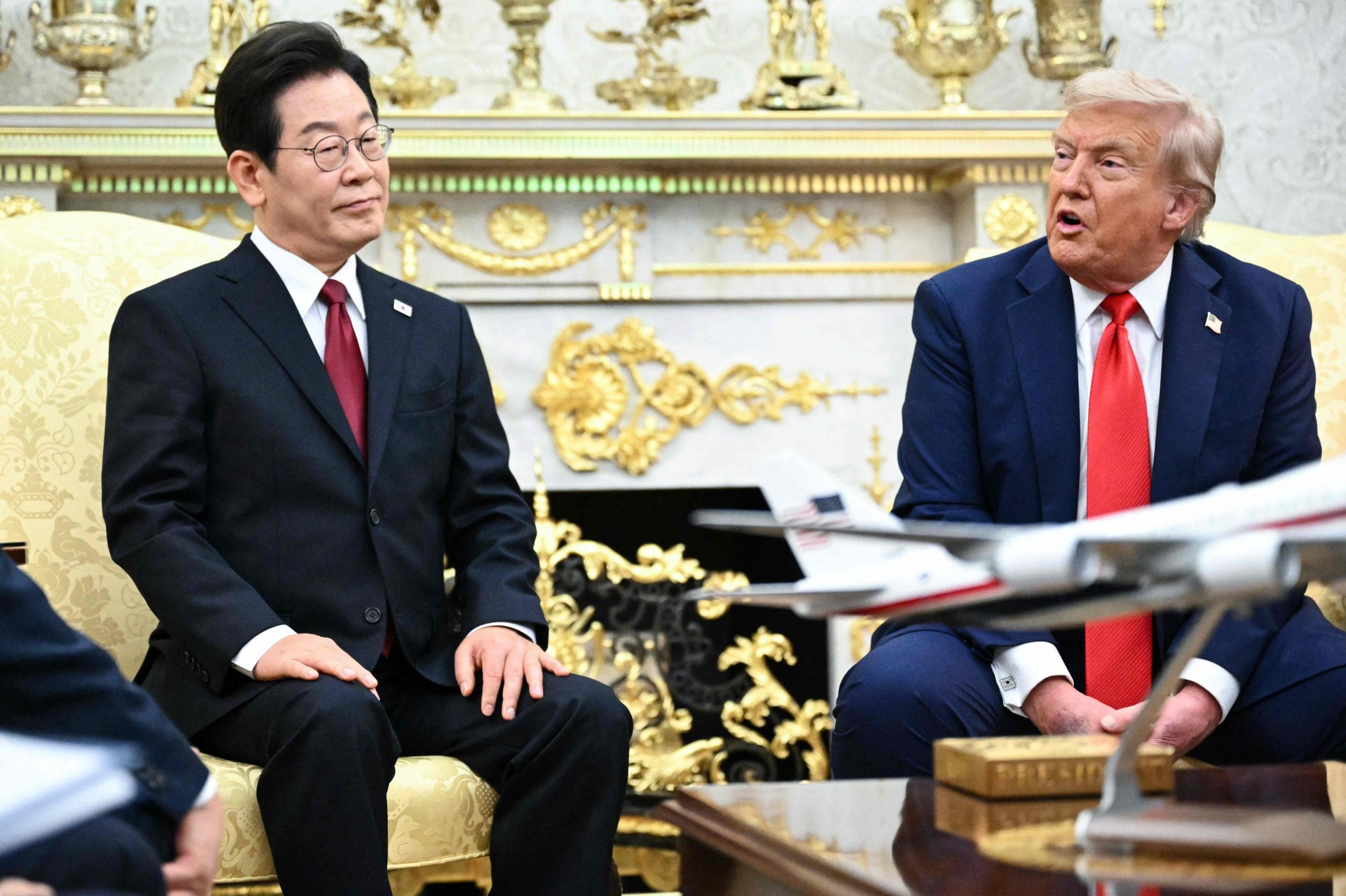 South Korean President Lee Jae-myung meeting with US President Donald Trump in Washington in August. Photo: AFP