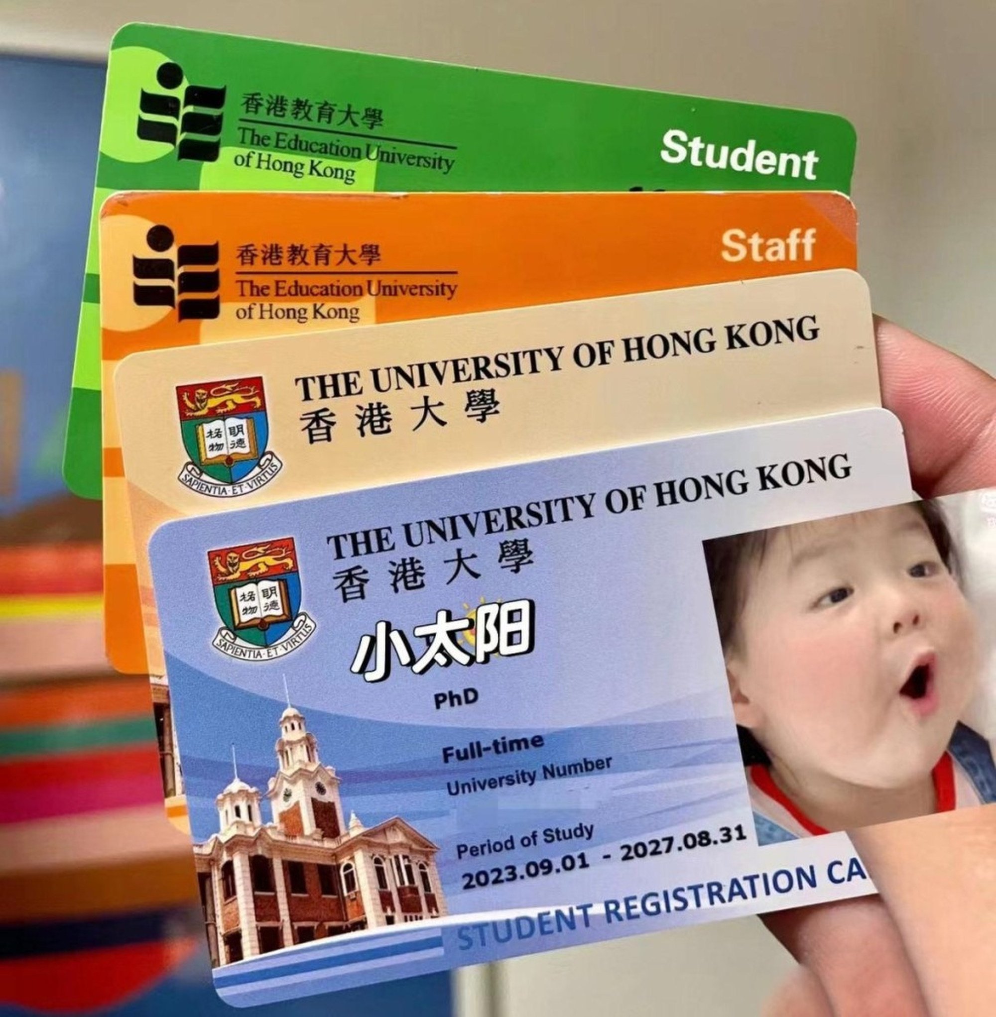 Tailor-made counterfeit student cards were being sold online for about 40 to 70 yuan each. Photo: Handout