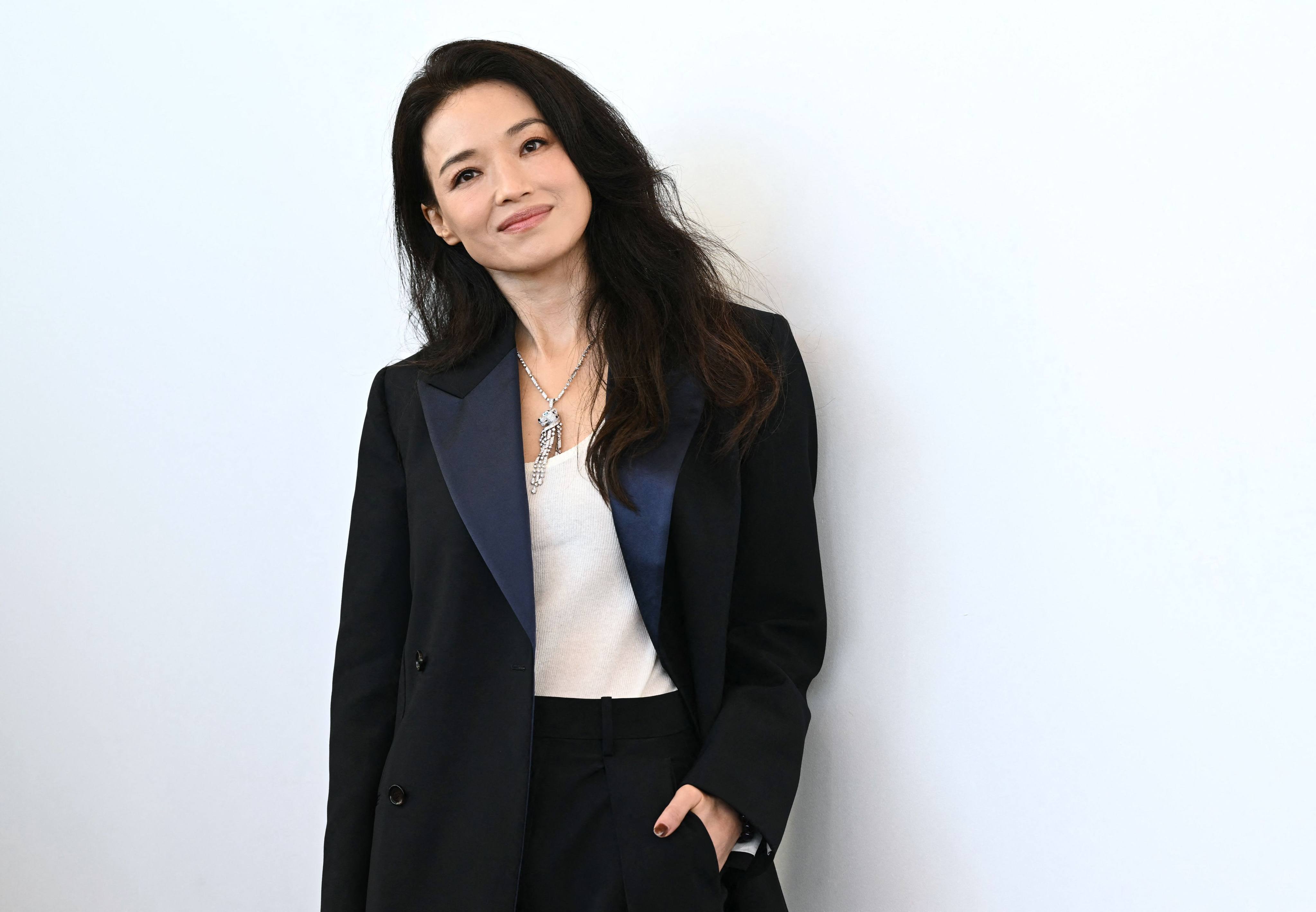 Chinese actress turned director Shu Qi attends the 82nd International Venice Film Festival, where her directorial debut Girl played in competition, on September 4, 2025. Photo: AFP