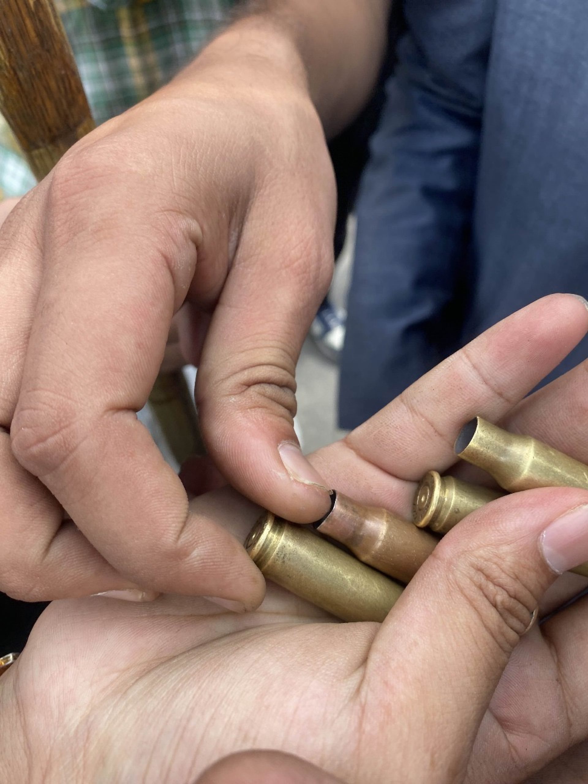 Bullet casings from the live ammunition used by police during Monday’s protest in Kathmandu. Photo: Handout