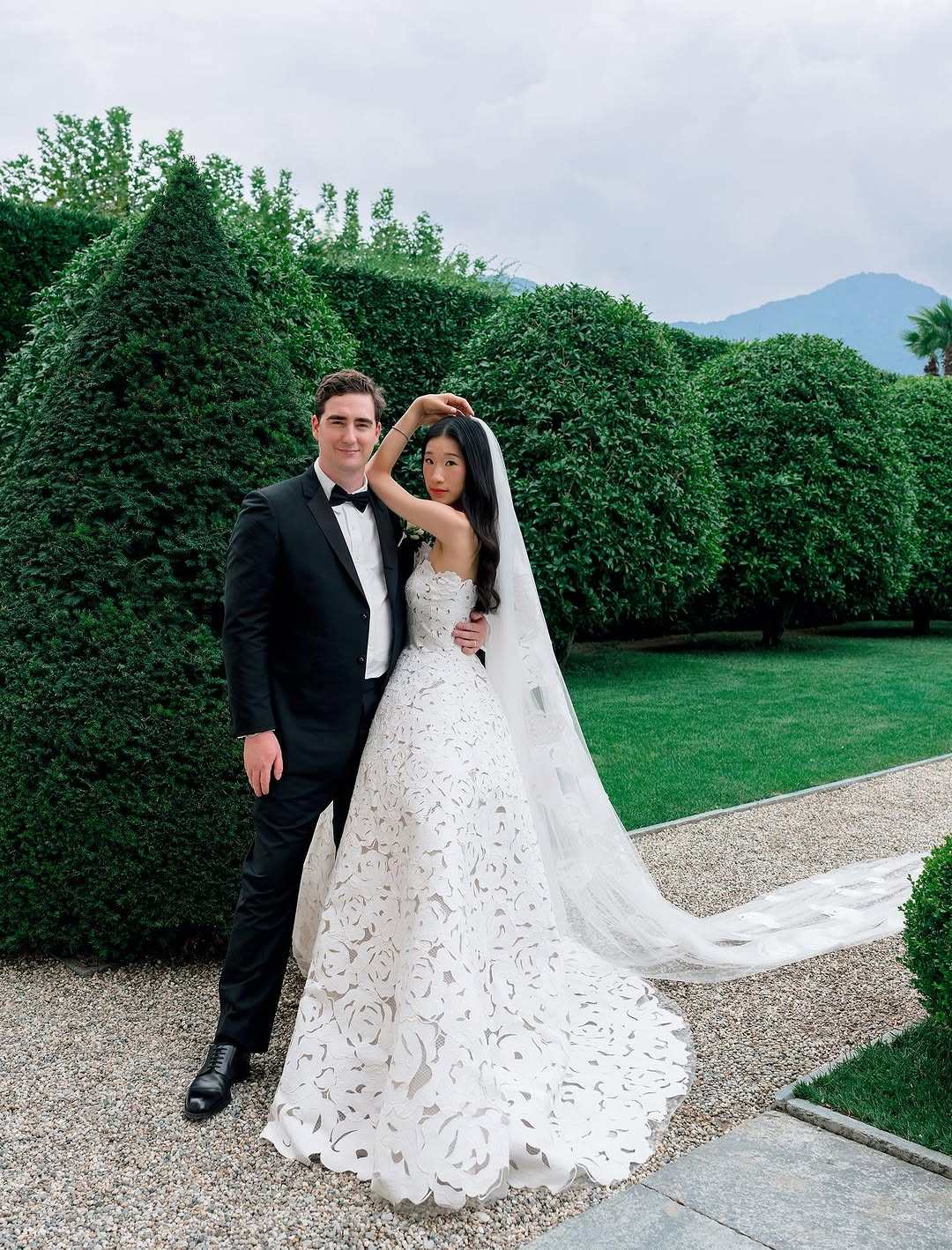 David Pownall and TikTok influencer Becca Bloom got married in Italy, on August 28. Photo: @beccaxbloom/Instagram