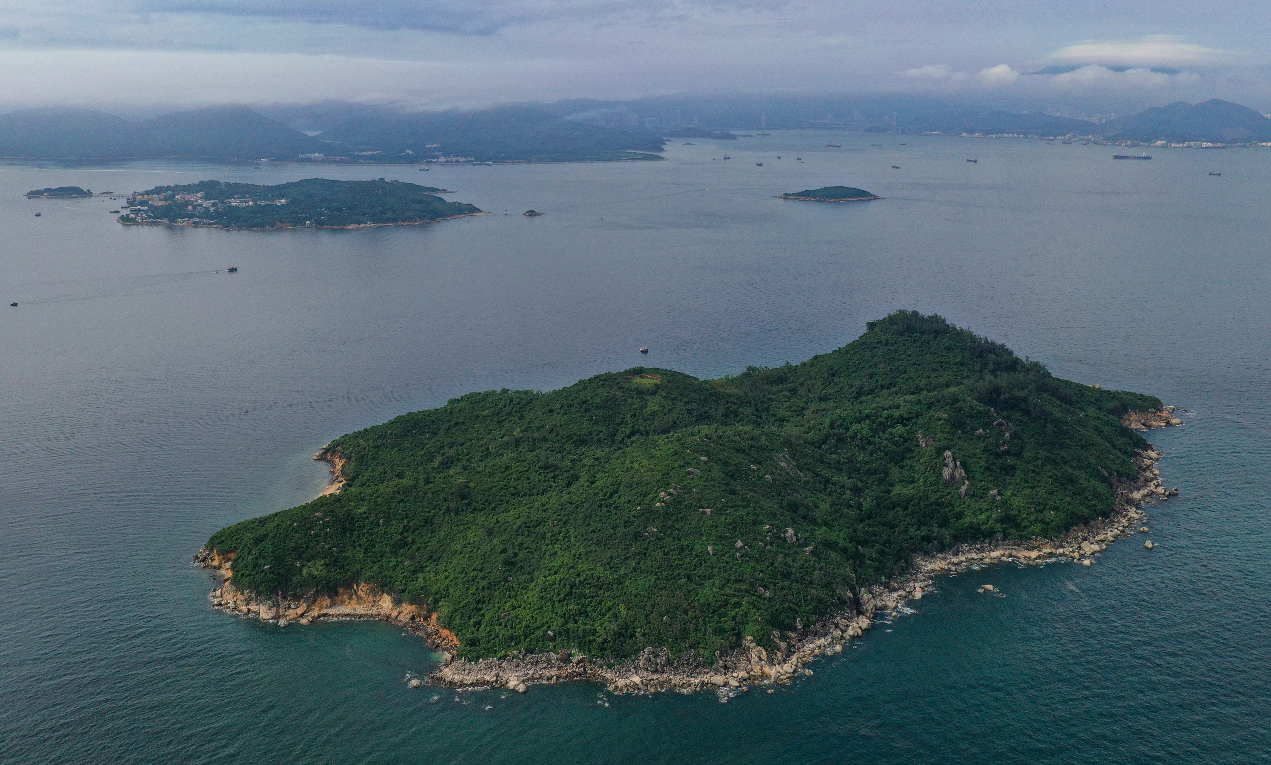 The reclamation project, also known as the Lantau Tomorrow Vision, was originally conceived as Hong Kong’s third central business district. Photo: Martin Chan