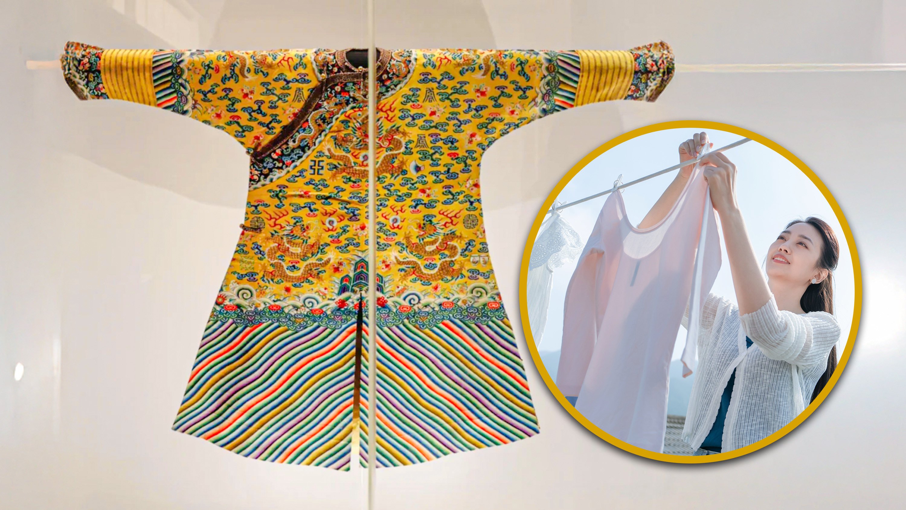 We explore China’s Tian Kuang Festival, known as the Double Six Festival, which originated with emperors sun-drying their robes. Photo: SCMP composite/Shutterstock/RedNote