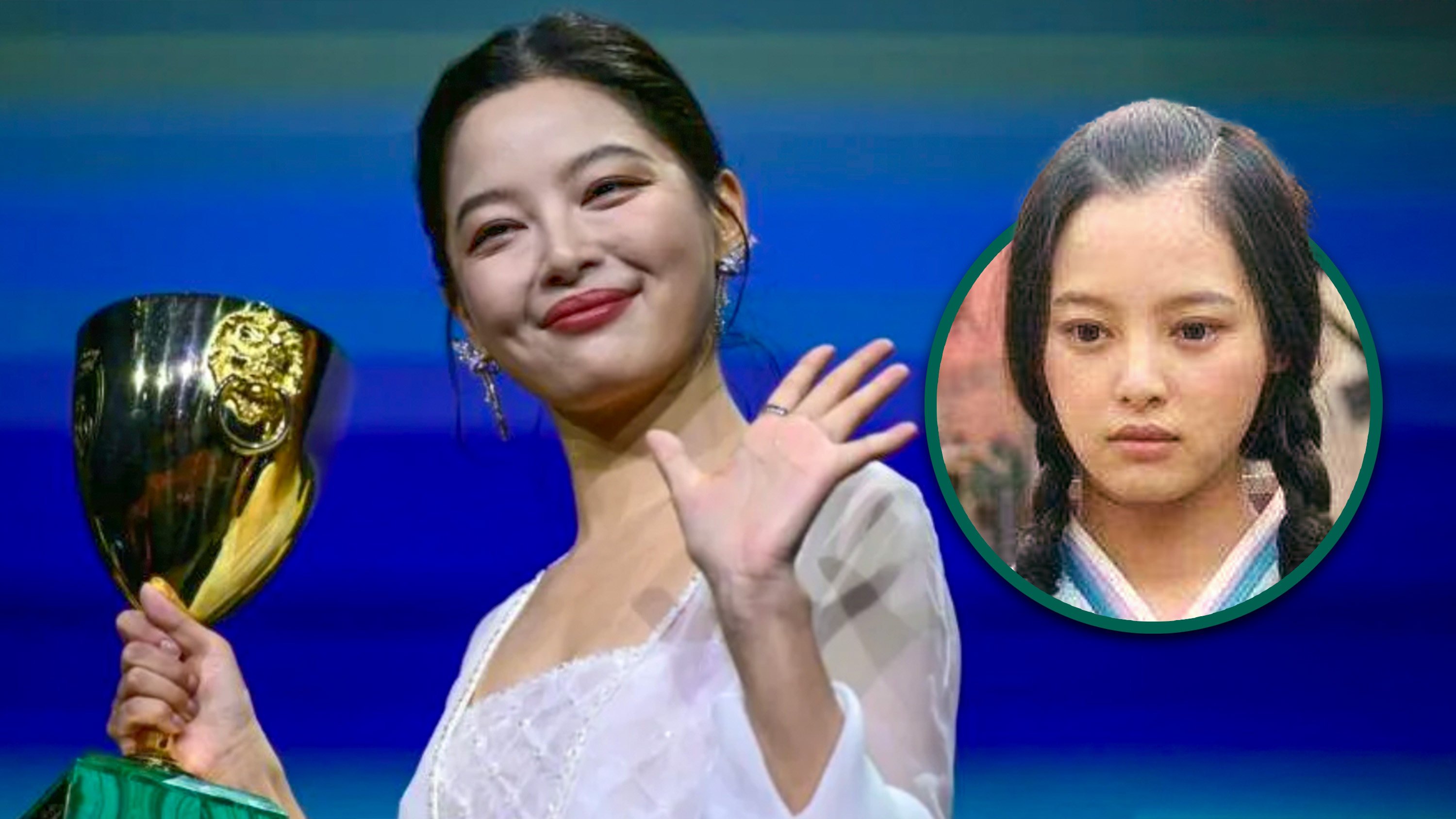We profile China’s Xin Zhilei who recently won the Best Actress award at the Venice Film Festival.Photo: SCMP composite/Yahoo/Douyin