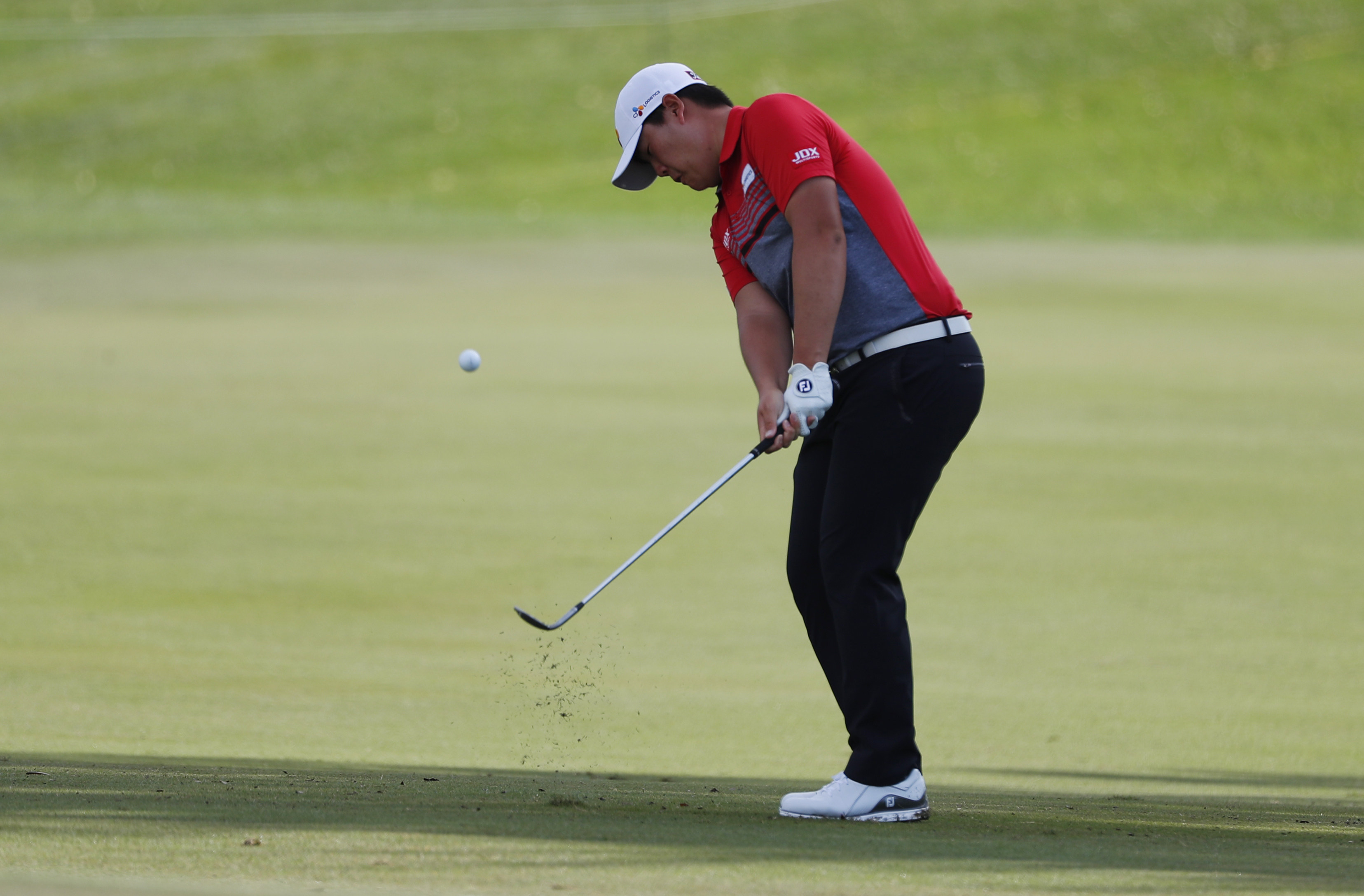 Im Sung-jae in action at the Honda Classic in Palm Beach in 2019. Photo: AP