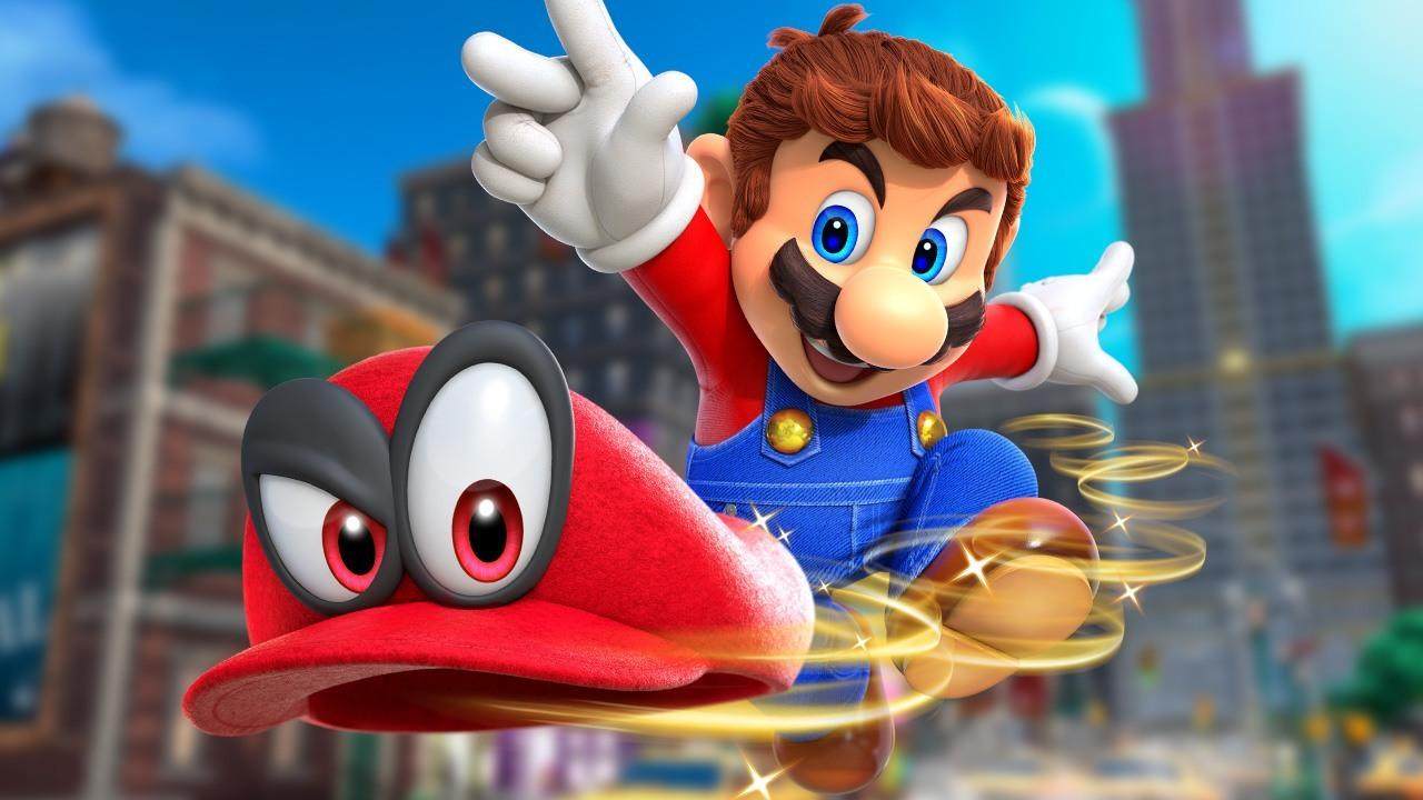 Mario and Cappy are seen in the Nintendo Switch video game Mario Odyssey. The heroic plumber made his debut in 1983’s Mario Bros, but it was 1985’s Super Mario Bros that catapulted him to worldwide stardom. Photo: Nintendo