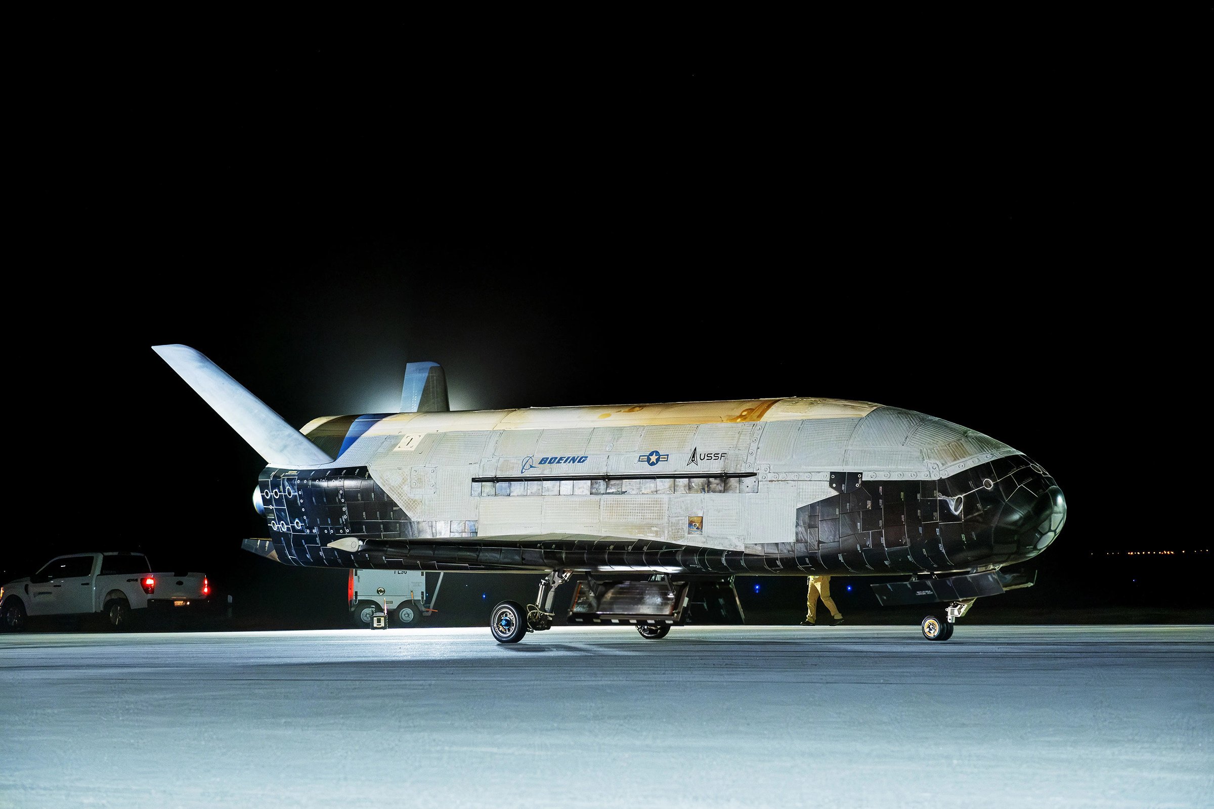 The Boeing-built X-37B space plane is designed to be reusable. Photo: Handout