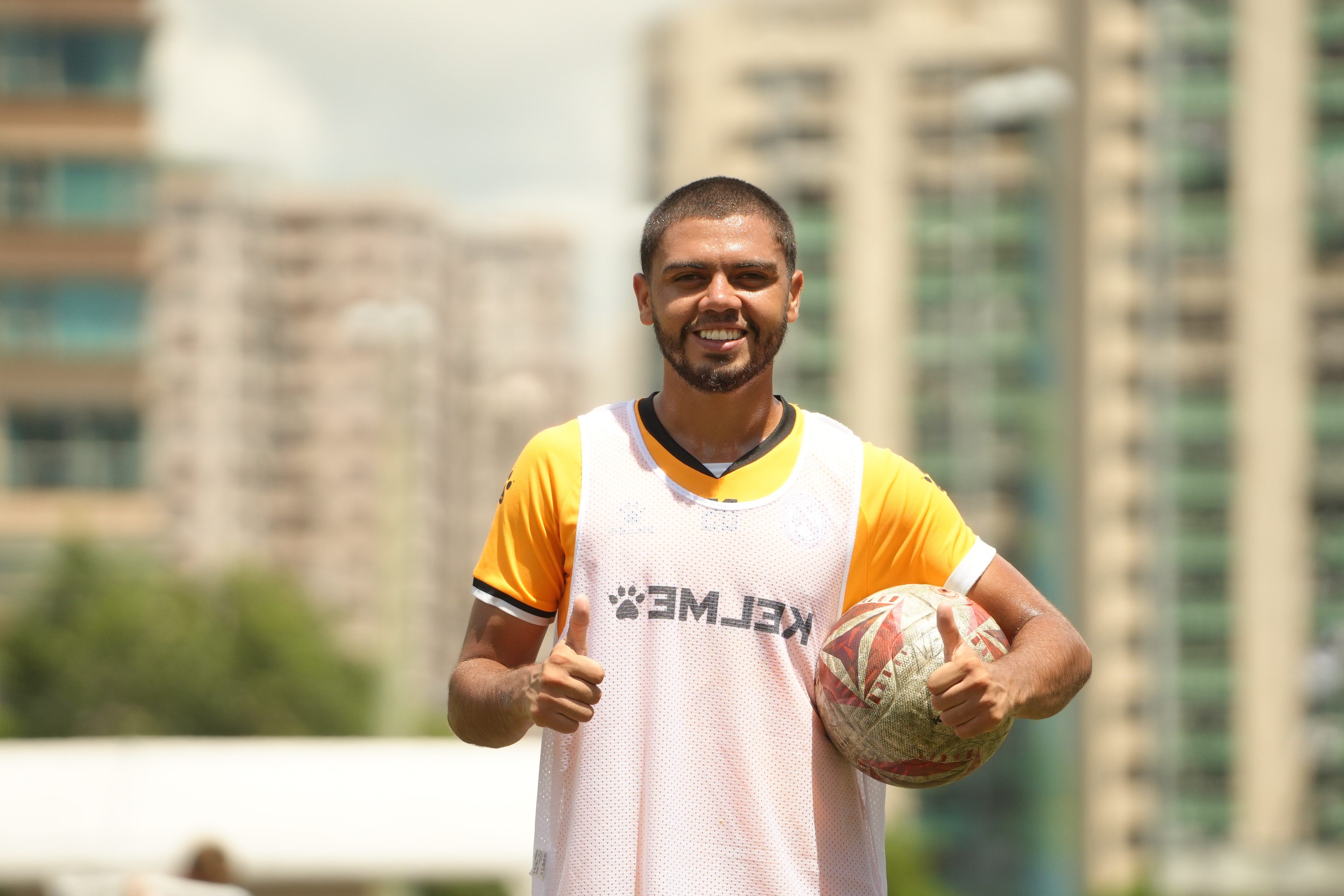 Brazilian David is settling into his new surroundings in Hong Kong. Photo: North District