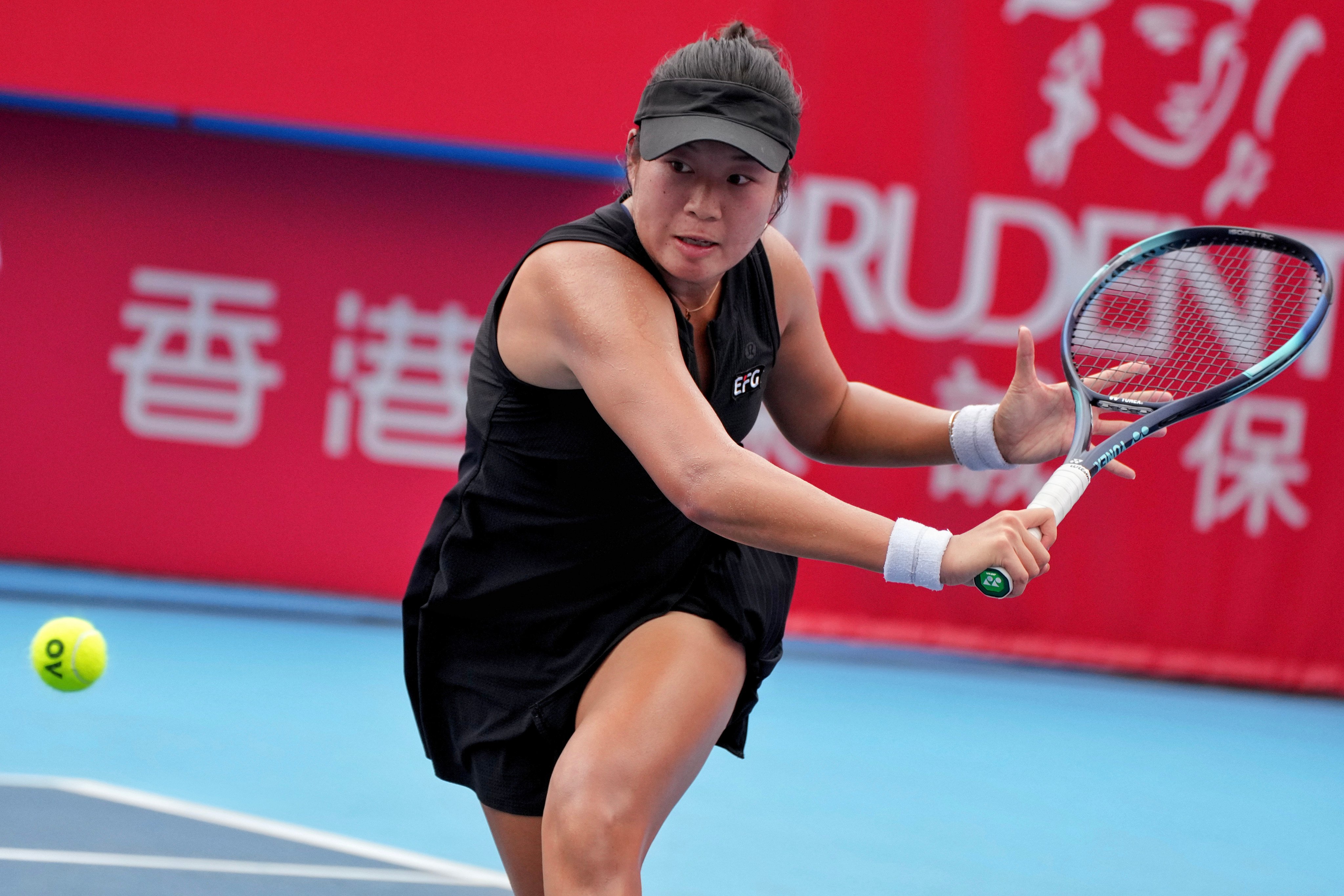 Hong Kong’s Eudice Chong has her eyes on more doubles success after rising to a career-high 109 in the world. Photo: Elson Li