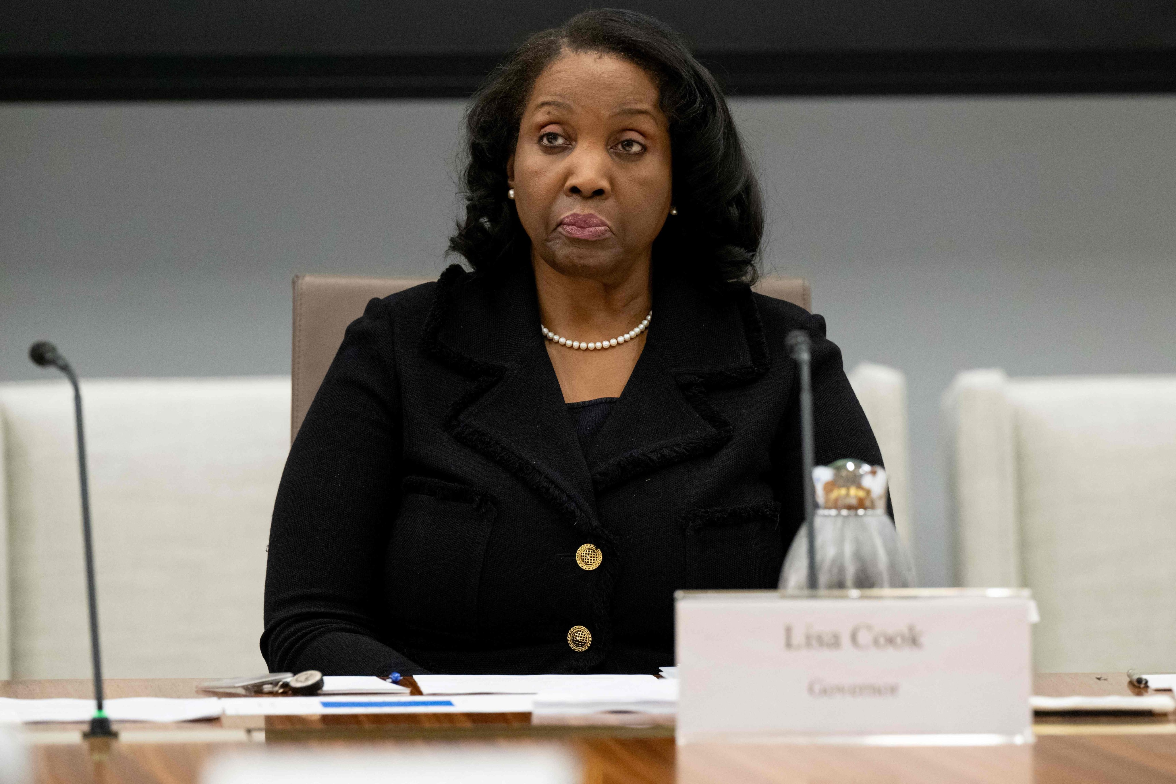 Federal Reserve Governor Lisa Cook. Photo: AFP