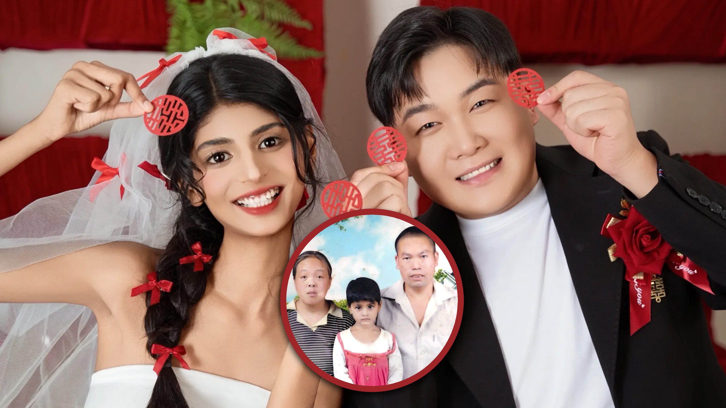 Fan Zihe, a Pakistani adopted by a couple in China has announced she will marry a her Chinese partner on September 17. Photo: SCMP composite/Douyin/Sohu