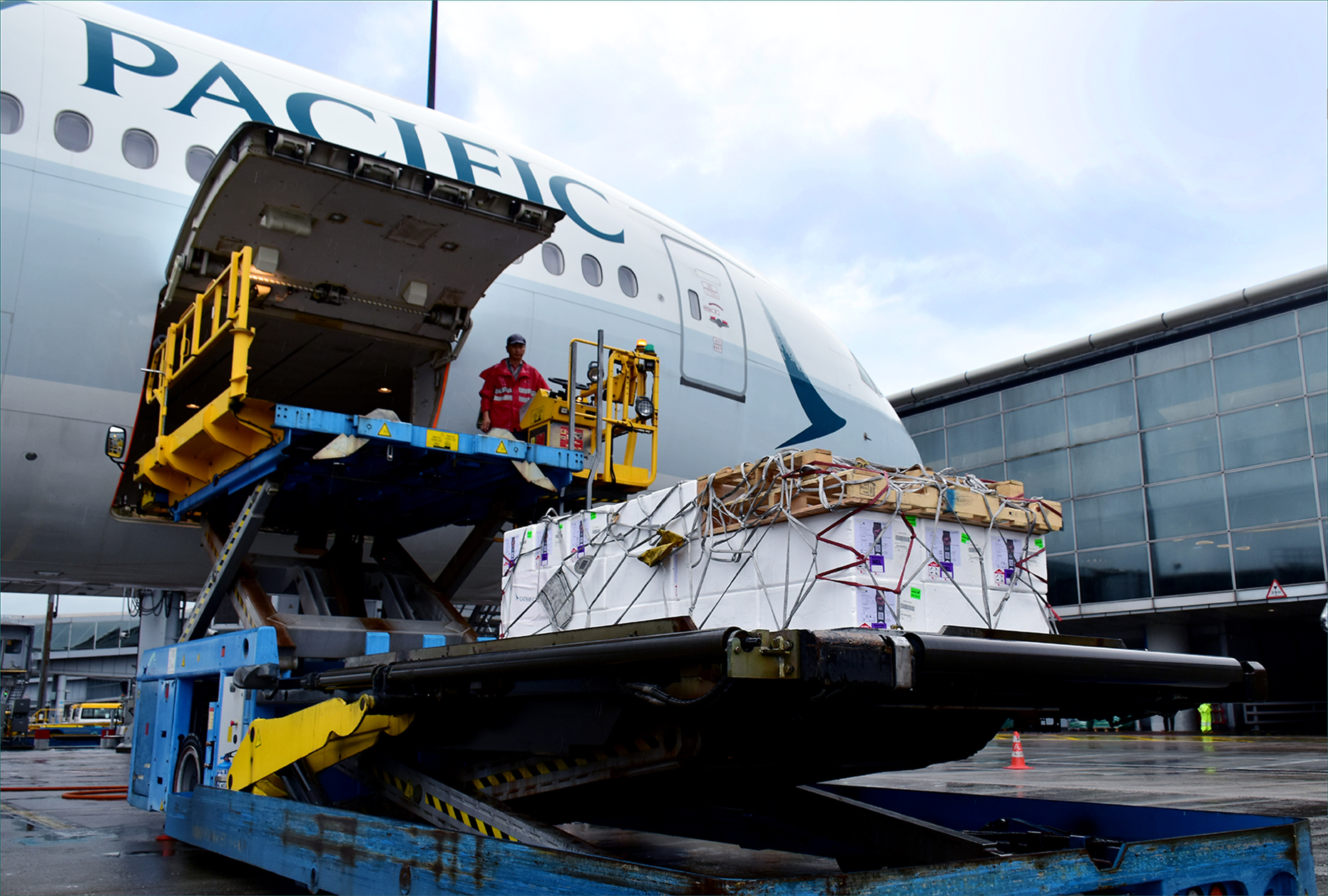 Cathay Cargo’s new services mean fresh perishable goods can be quickly shipped by land to the Greater Bay Area market. Photo: Handout ​ ​