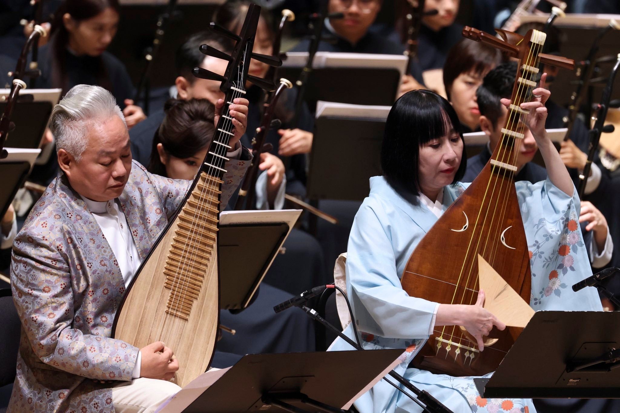 The 49th Orchestral Season Opening Concert “Silken Notes of the Pipa”.  Photo: Hong Kong Chinese Orchestra