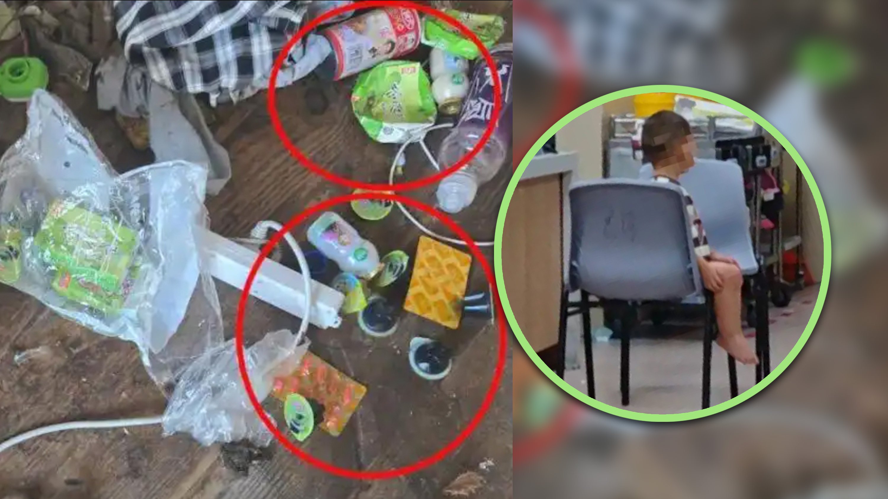 A 28-year-old single mother in China was found dead in her flat, leaving her two-year-old son to survive for days on snacks and herbal tea. Photo: SCMP composite/Baidu