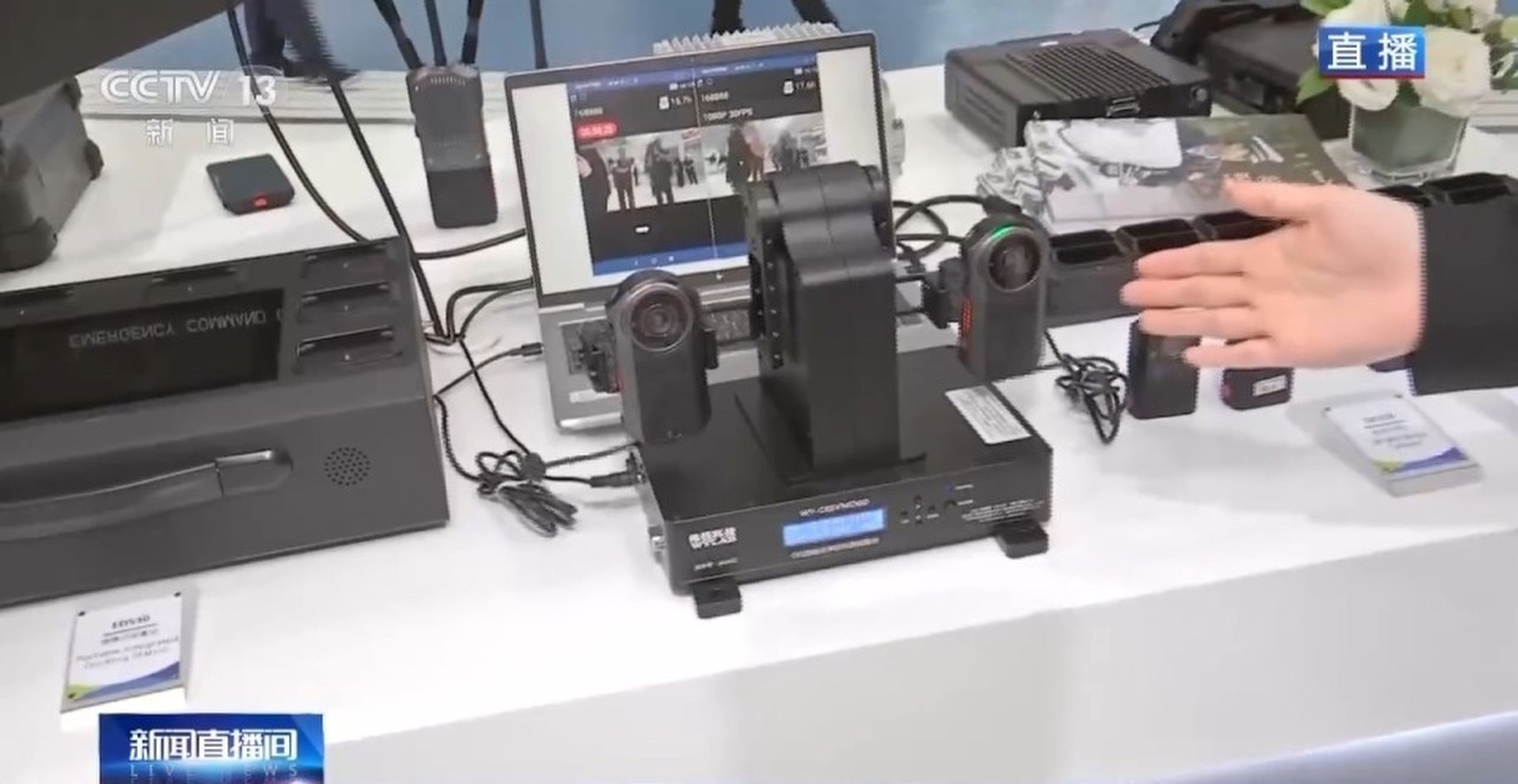 Chinese organisers invited more than 800 guests and law enforcement officials from 176 countries and regions and 14 international organisations to a forum where China displayed advanced policing and security equipment. Photo: CCTV