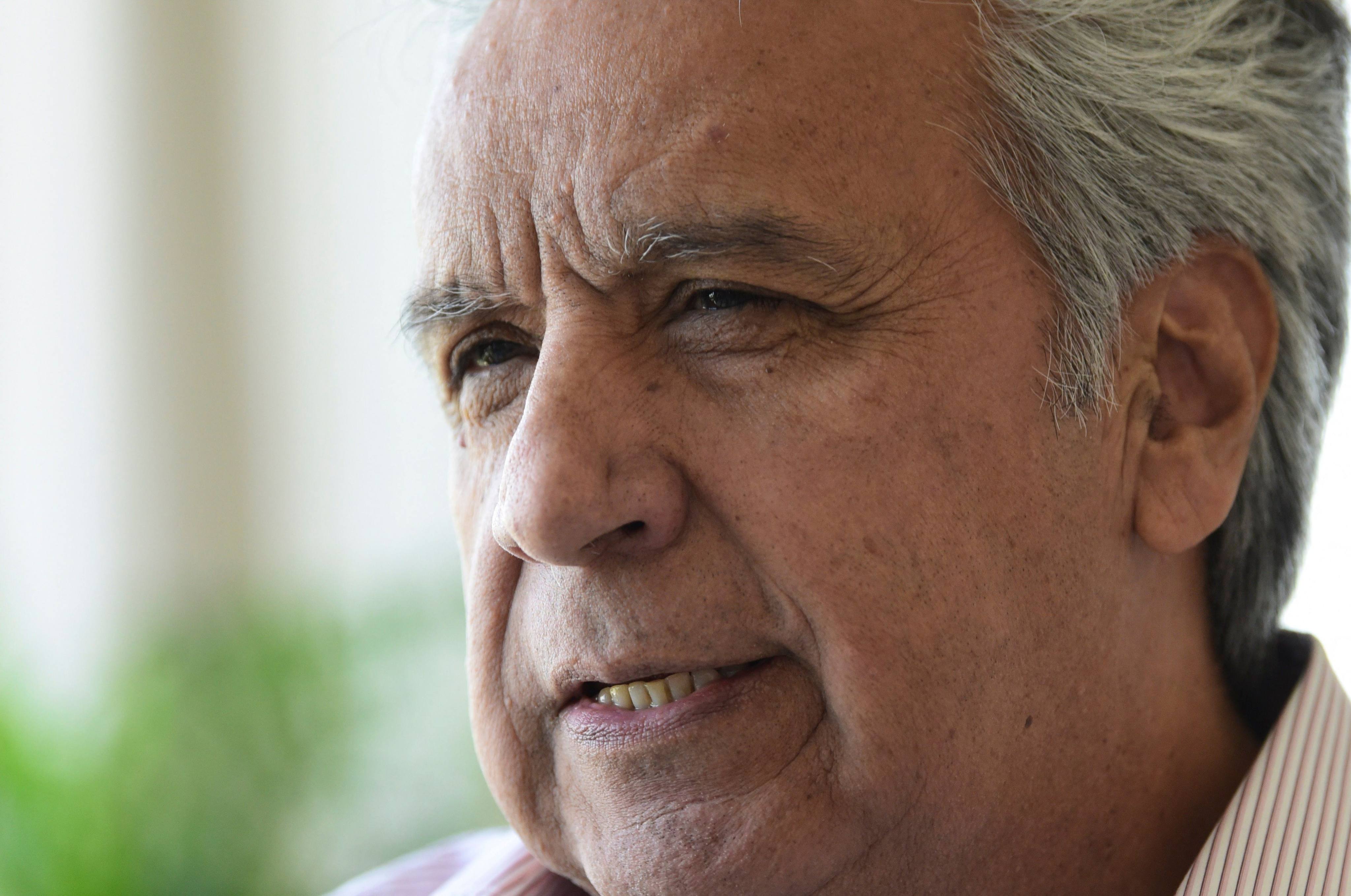 Former Ecuadoran president Lenin Moreno Garces in 2022. Photo: AFP