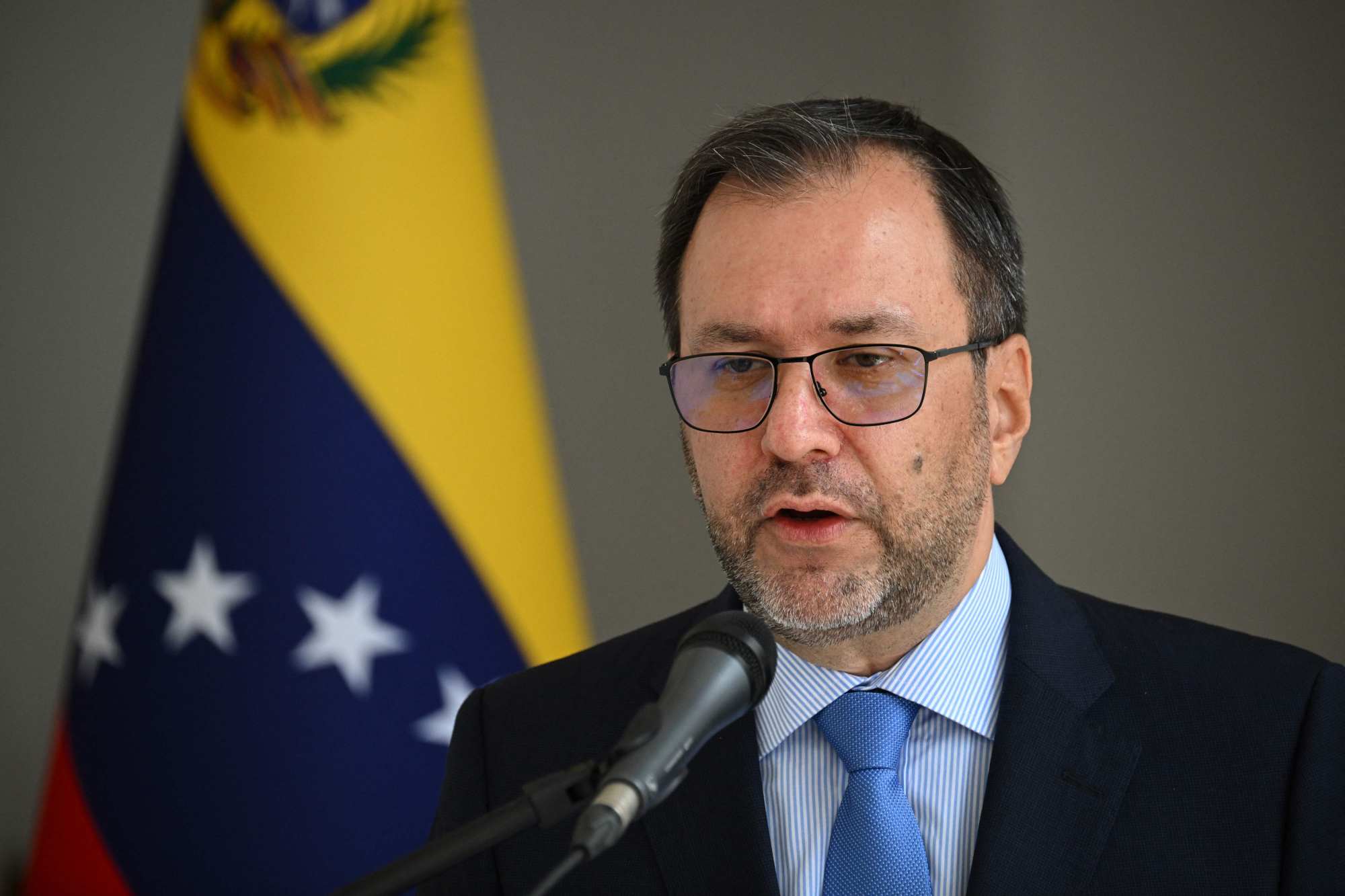Venezuelan Foreign Minister Yván Gil speaks during a press conference at the Ministry of Foreign Affairs in Caracas on September 13. Photo: AFP Venezuelan Foreign Minister Yván Gil speaks during a press conference at the Ministry of Foreign Affairs in Caracas on September 13. Photo: AFP