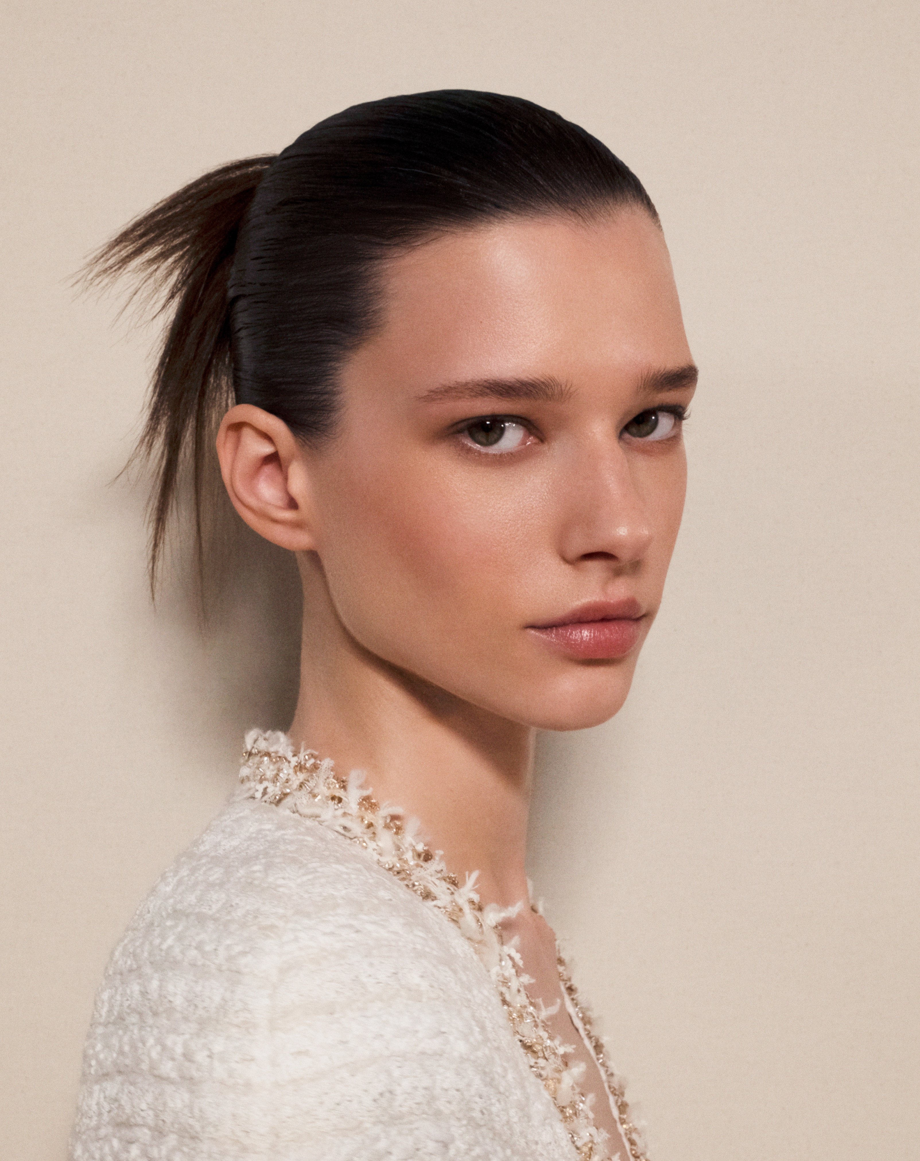 A beauty look from Chanel’s autumn/winter 2025 haute couture show. Photo: Handout