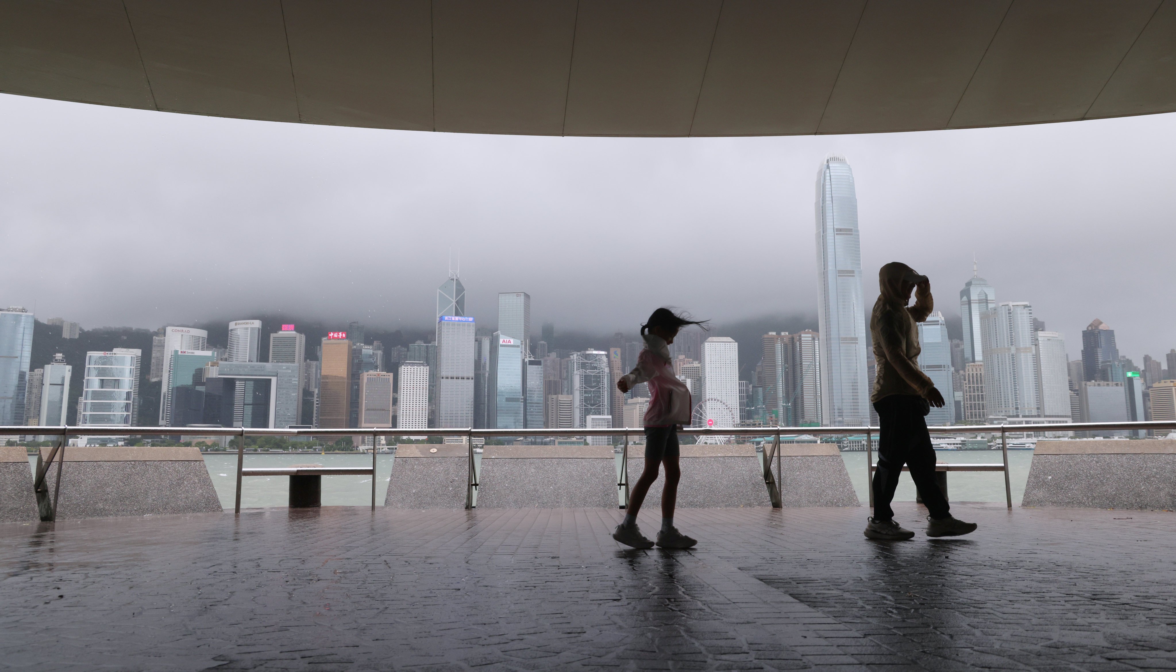 Hong Kong’s weather forecaster has said a No 1 typhoon warning signal will remain in effect on Thursday. Photo: Jelly Tse