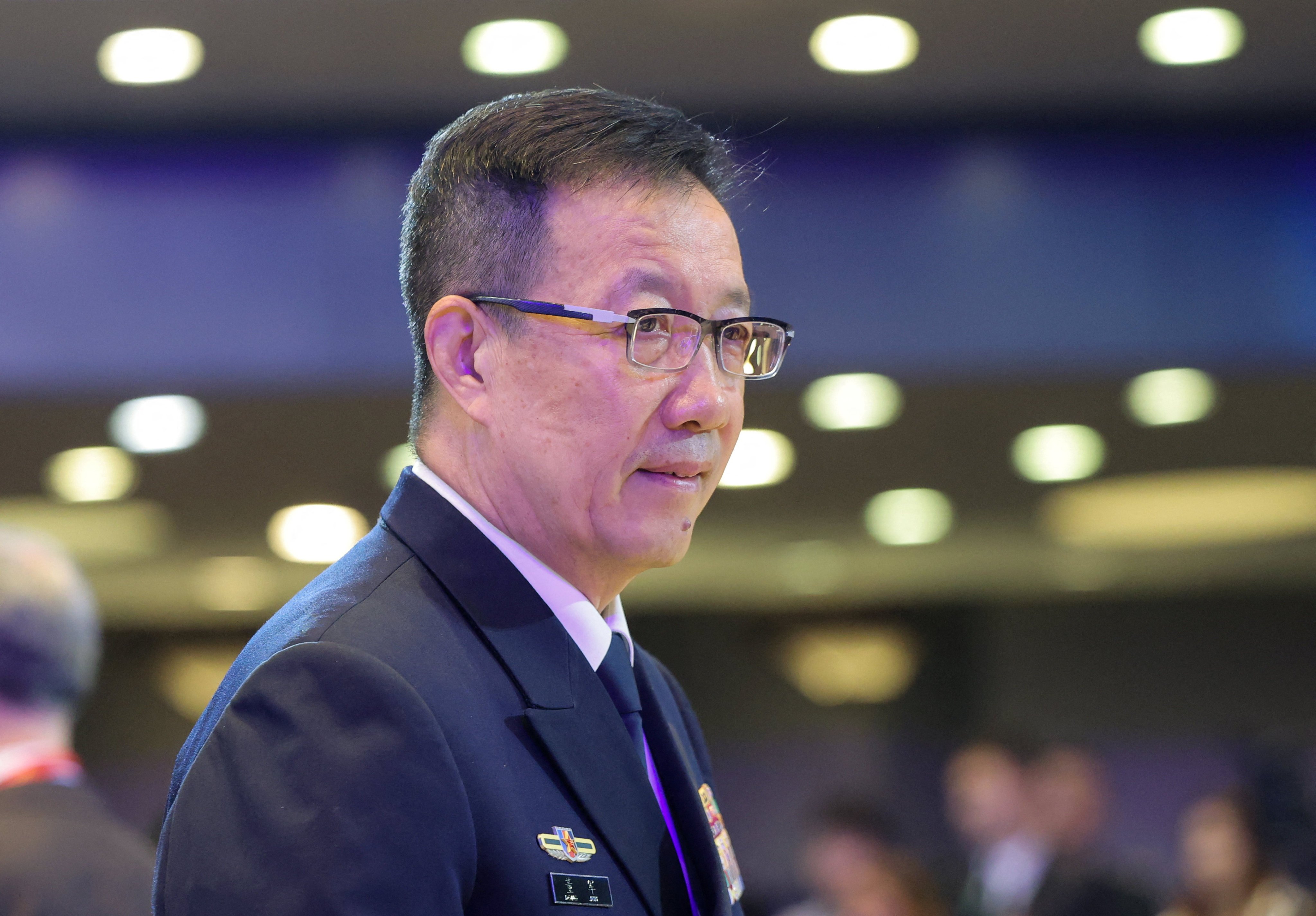 Chinese Defence Minister Dong Jun looks on during Beijing Xiangshan Forum on September 18. Photo: Reuters