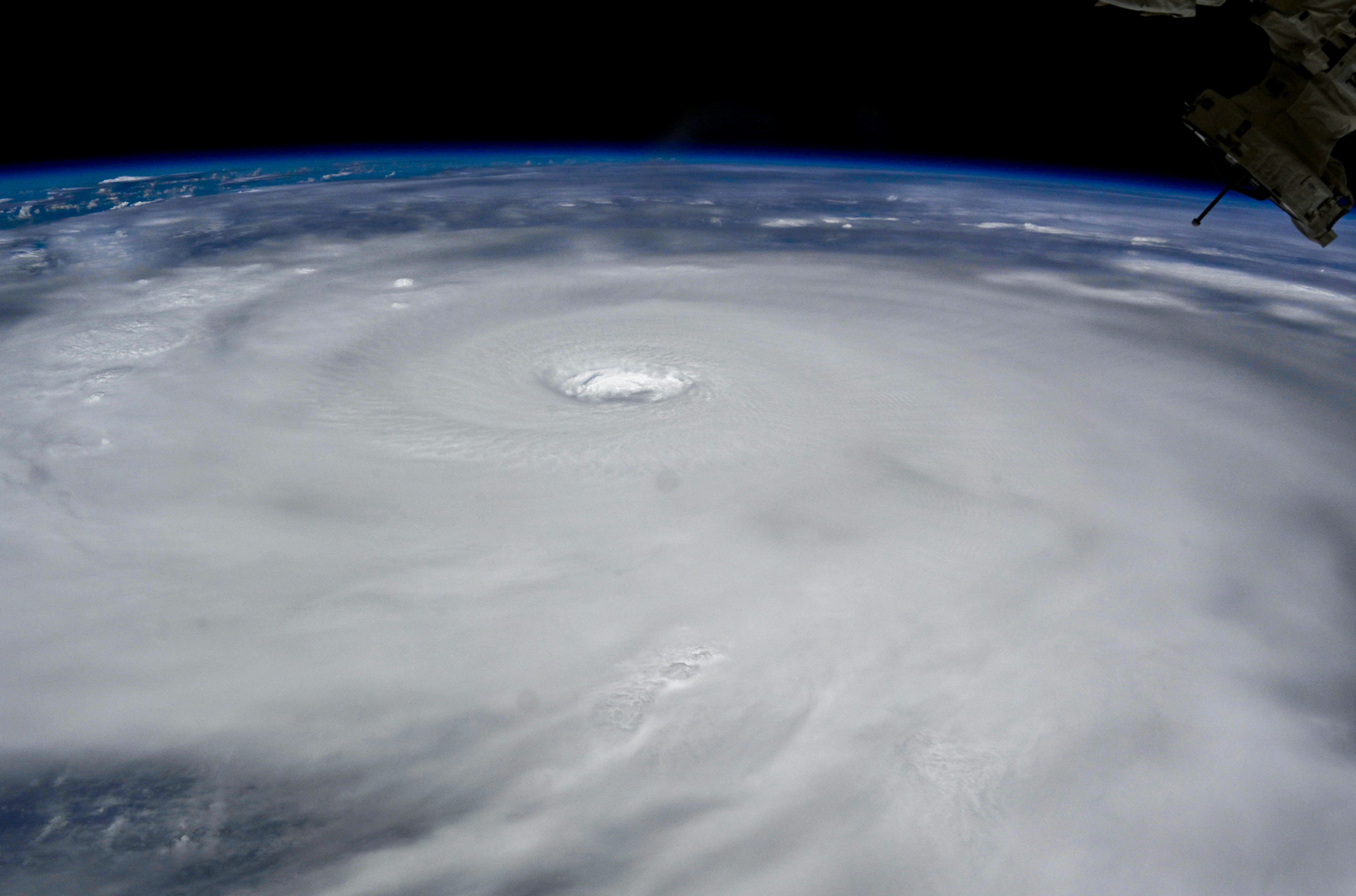 Super Typhoon Ragasa as seen from the International Space Station. Photo: Yui Kimiya