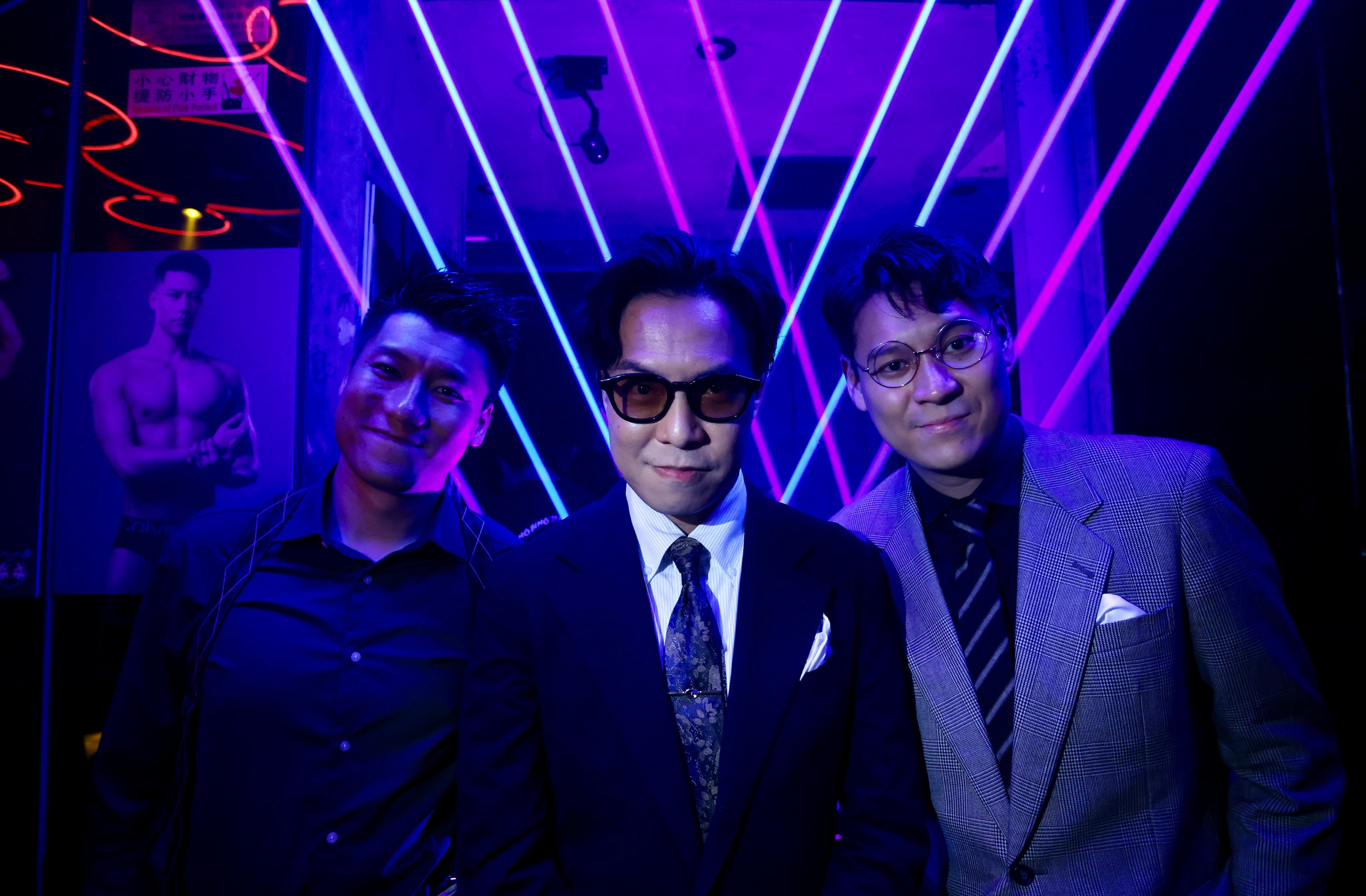 (From left) Beat Friday members Zip Chow, INK and Ballshing at Bing Bing in Causeway Bay, Hong Kong. The DJ collective reflects on the enduring appeal of Cantopop. Photo: Jonathan Wong