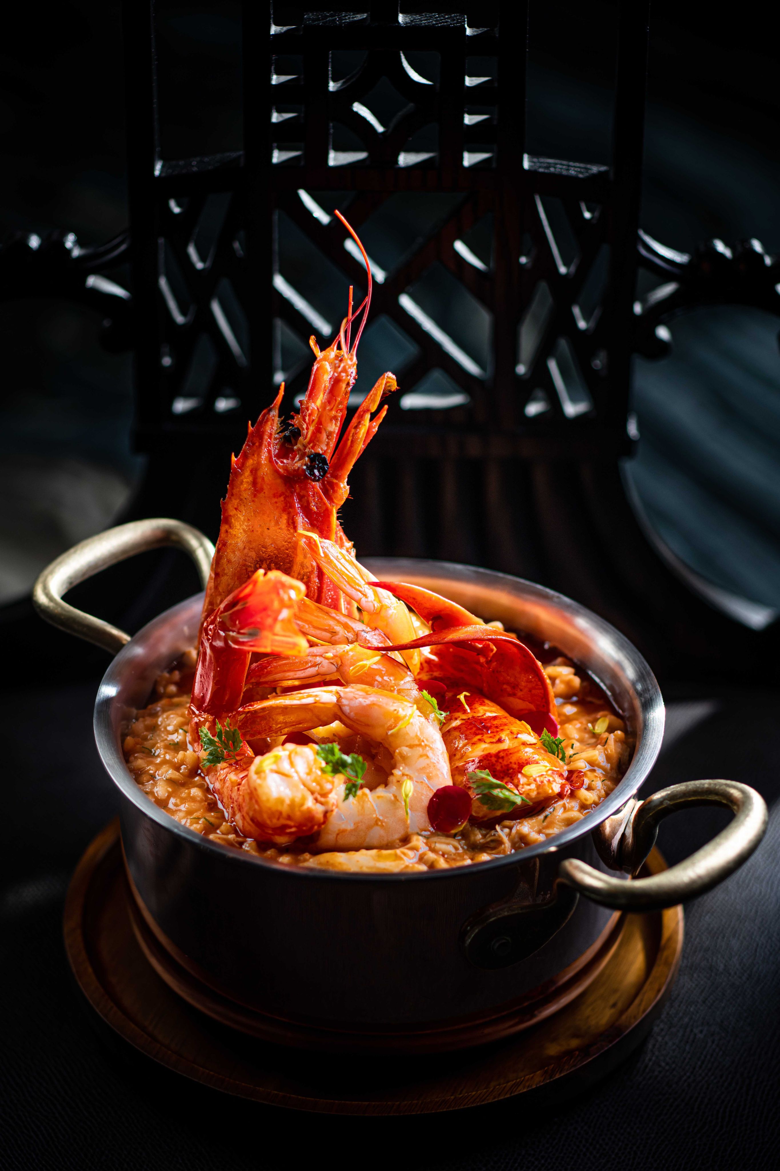 Chef José Avillez’s elevated arroz de marisco at Mesa in Macau. Photo: Handout
