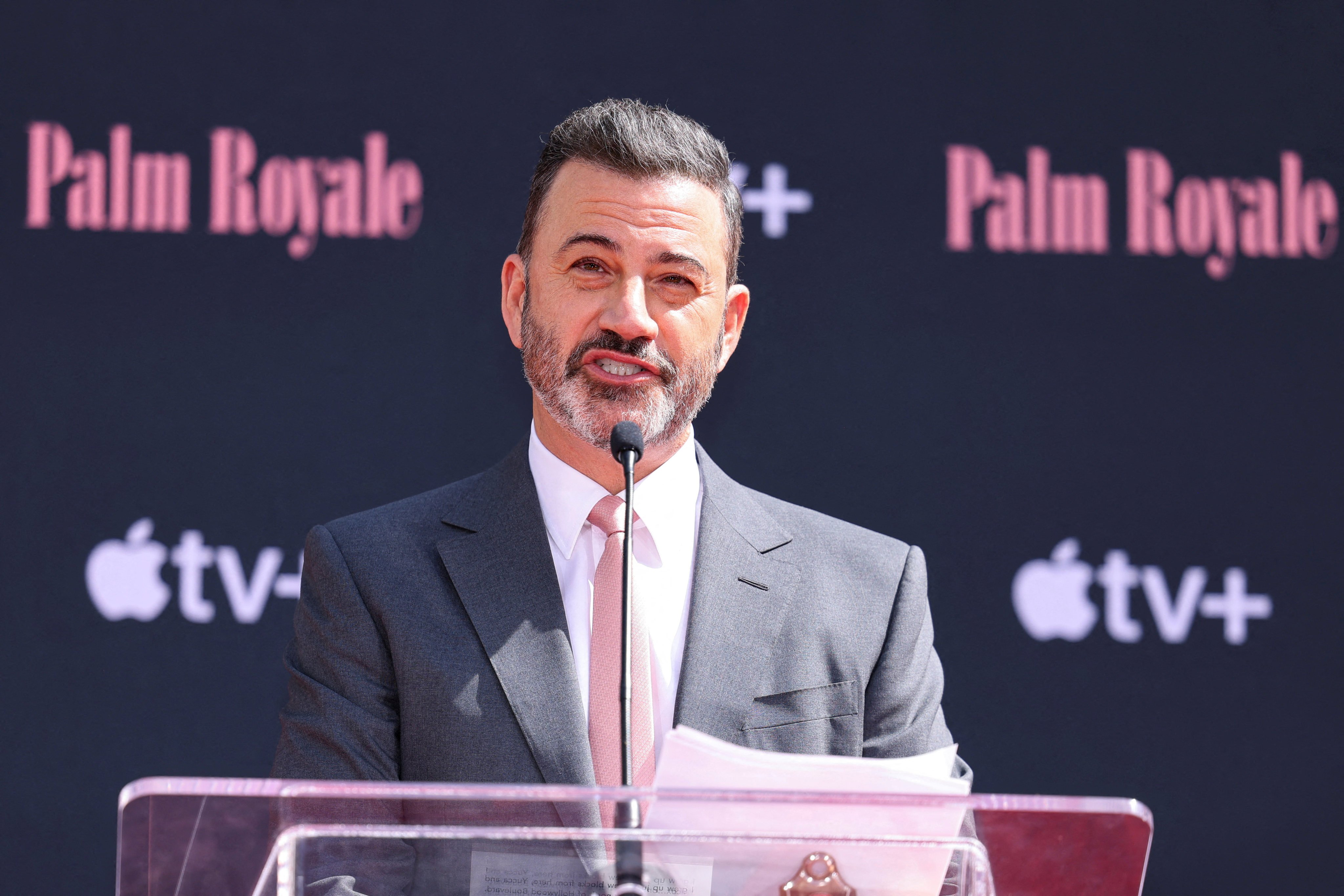 Jimmy Kimmel’s late-night talk show was suspended after comments he made about the assassination of conservative activist Charlie Kirk. Photo: Reuters