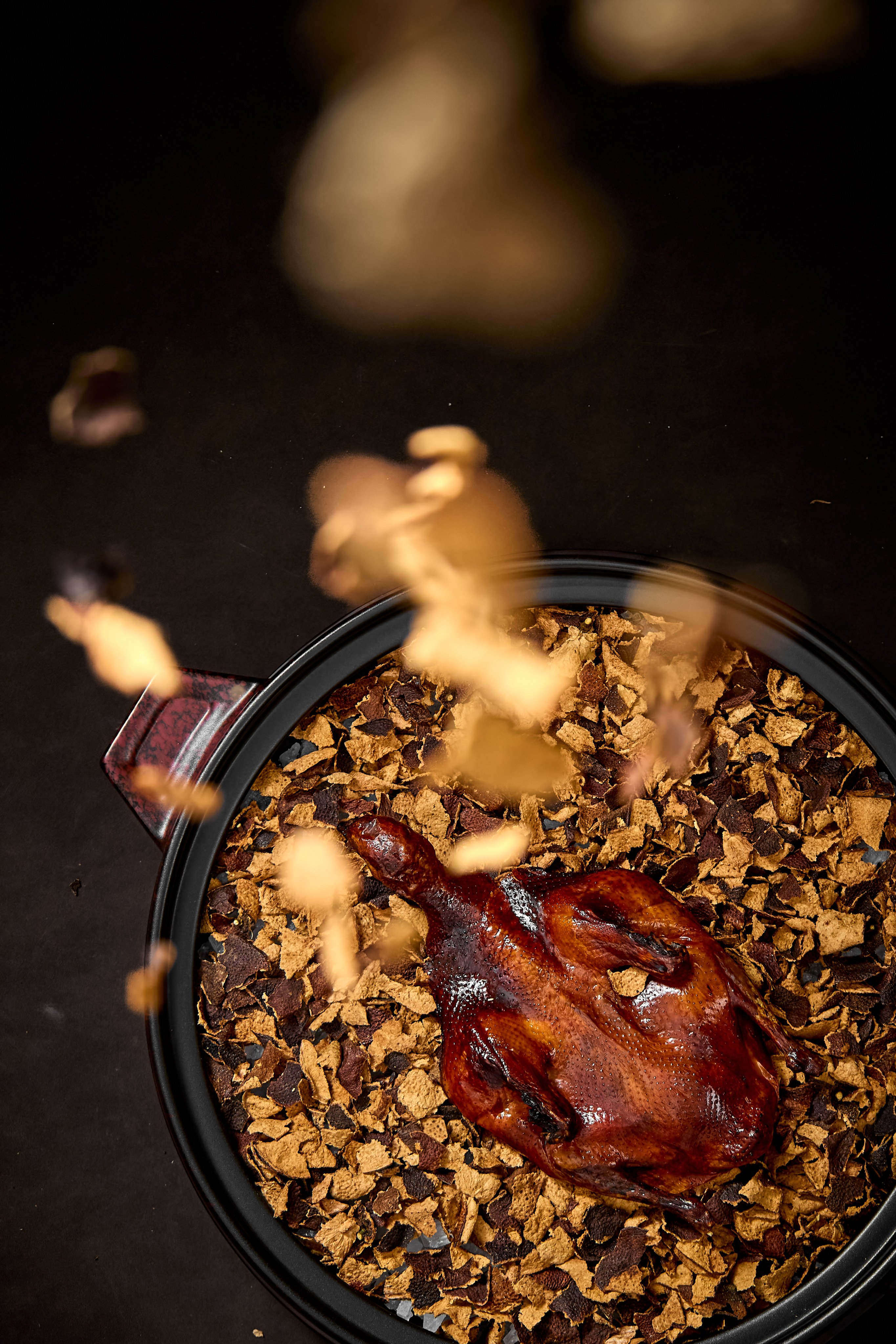 Roasted squab flavoured with 35-year aged tangerine peel at China Tang in Hong Kong. Photo: China Tang