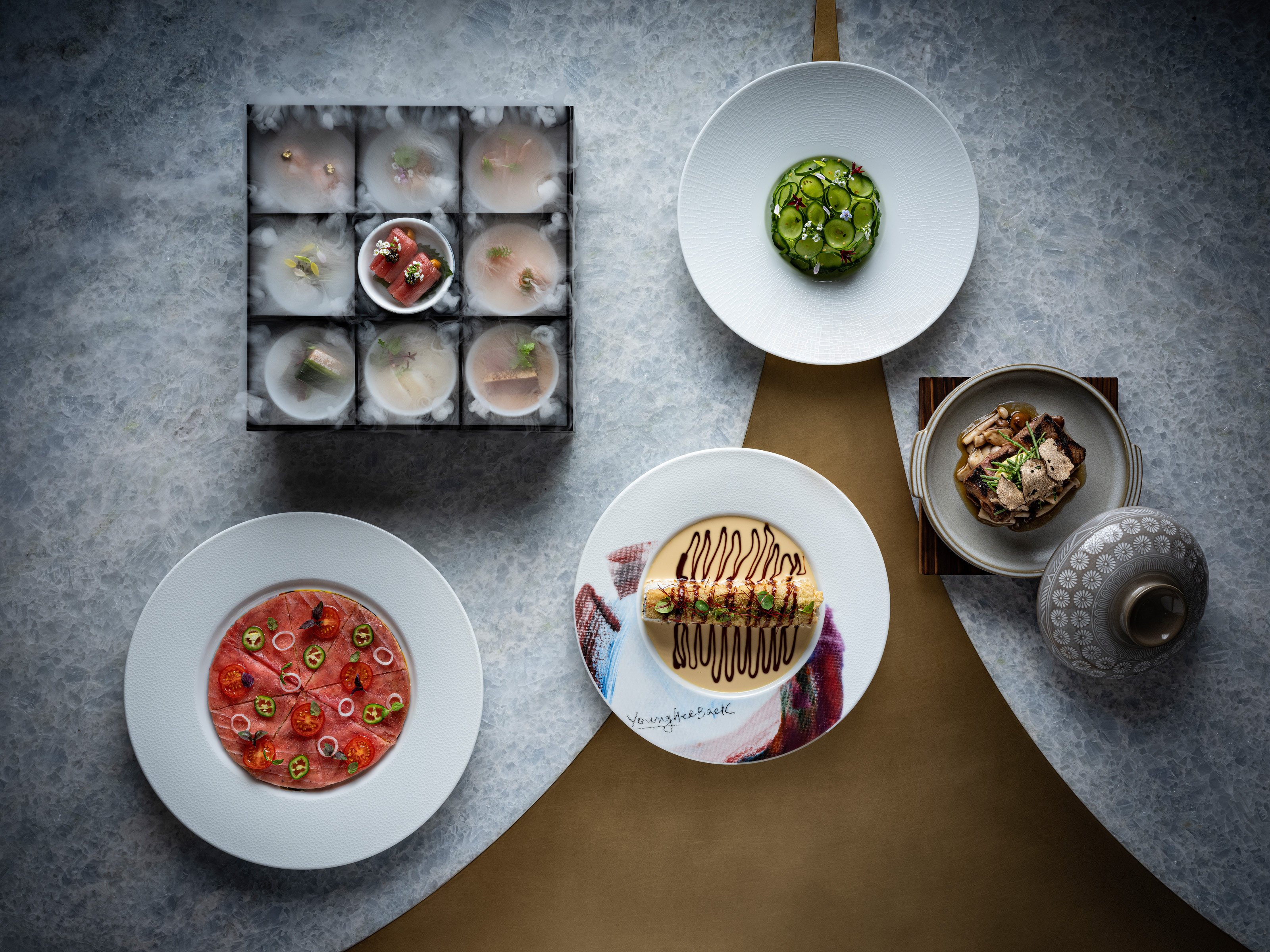 Dishes at The Henderson’s newest restaurant by chef Akira Back. Photo: Handout