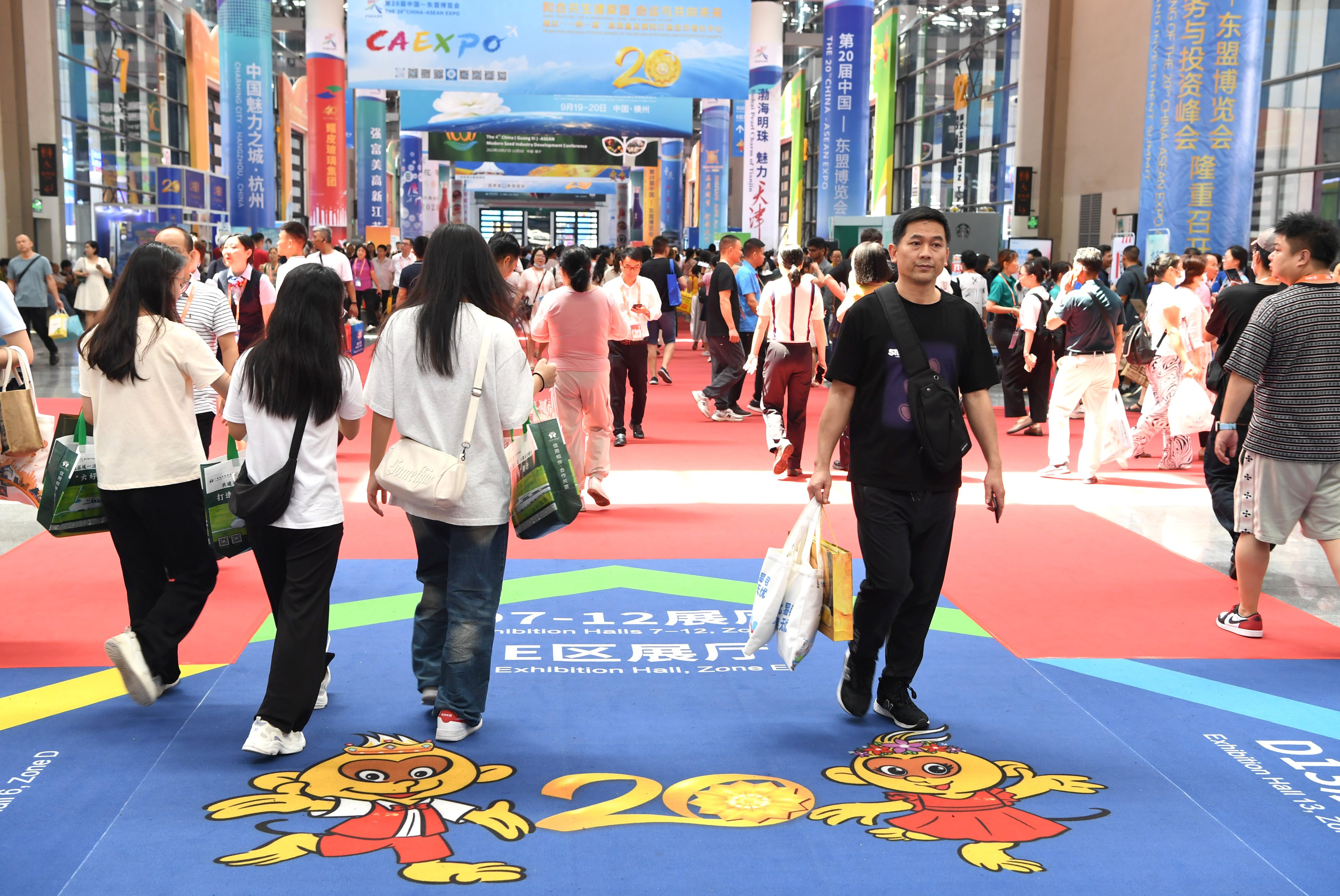 People visit the China-Asean Expo in the southwestern Chinese city of Nanning. China is now Southeast Asia’s leading partner as its influence continues to grow in the region, according to a new study. Photo: Xinhua