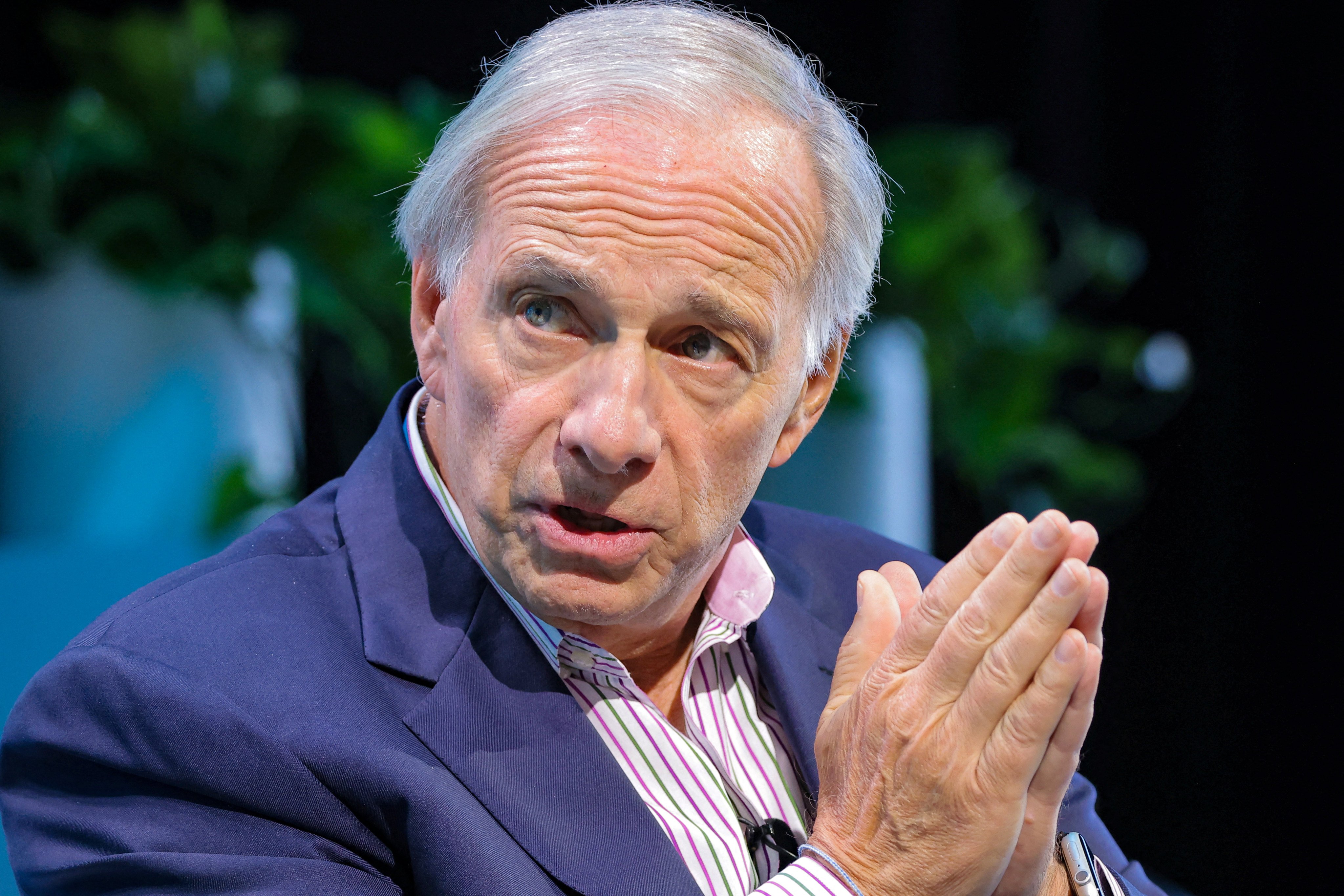 Billionaire global macro investor Ray Dalio, seen here in May 2024, spoke this week with top Chinese officials in Beijing. Photo: Reuters