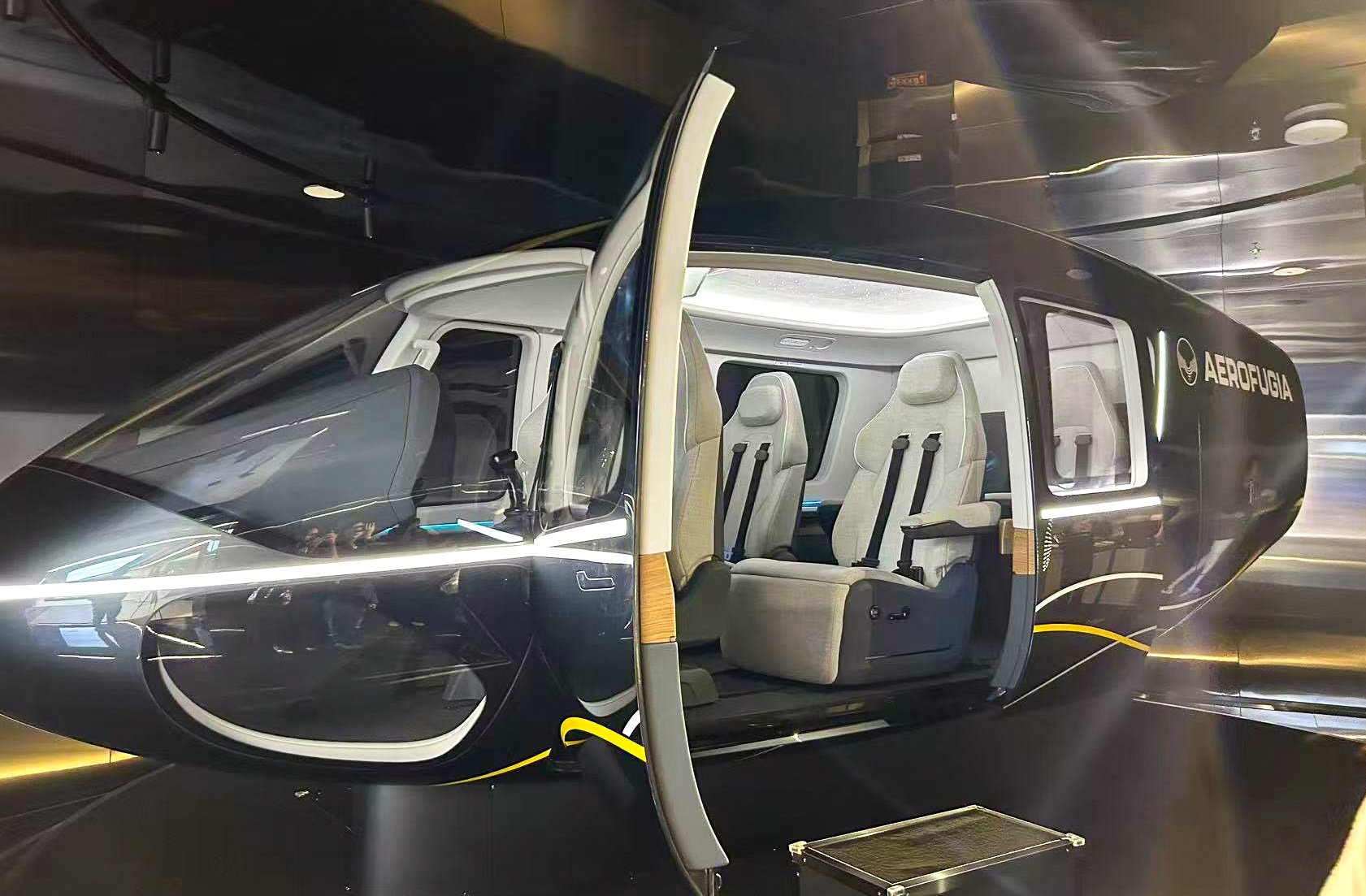 Aerofugia’s electric vertical take-off and landing (eVTOL) aircraft, the AE200. Photo: Handout