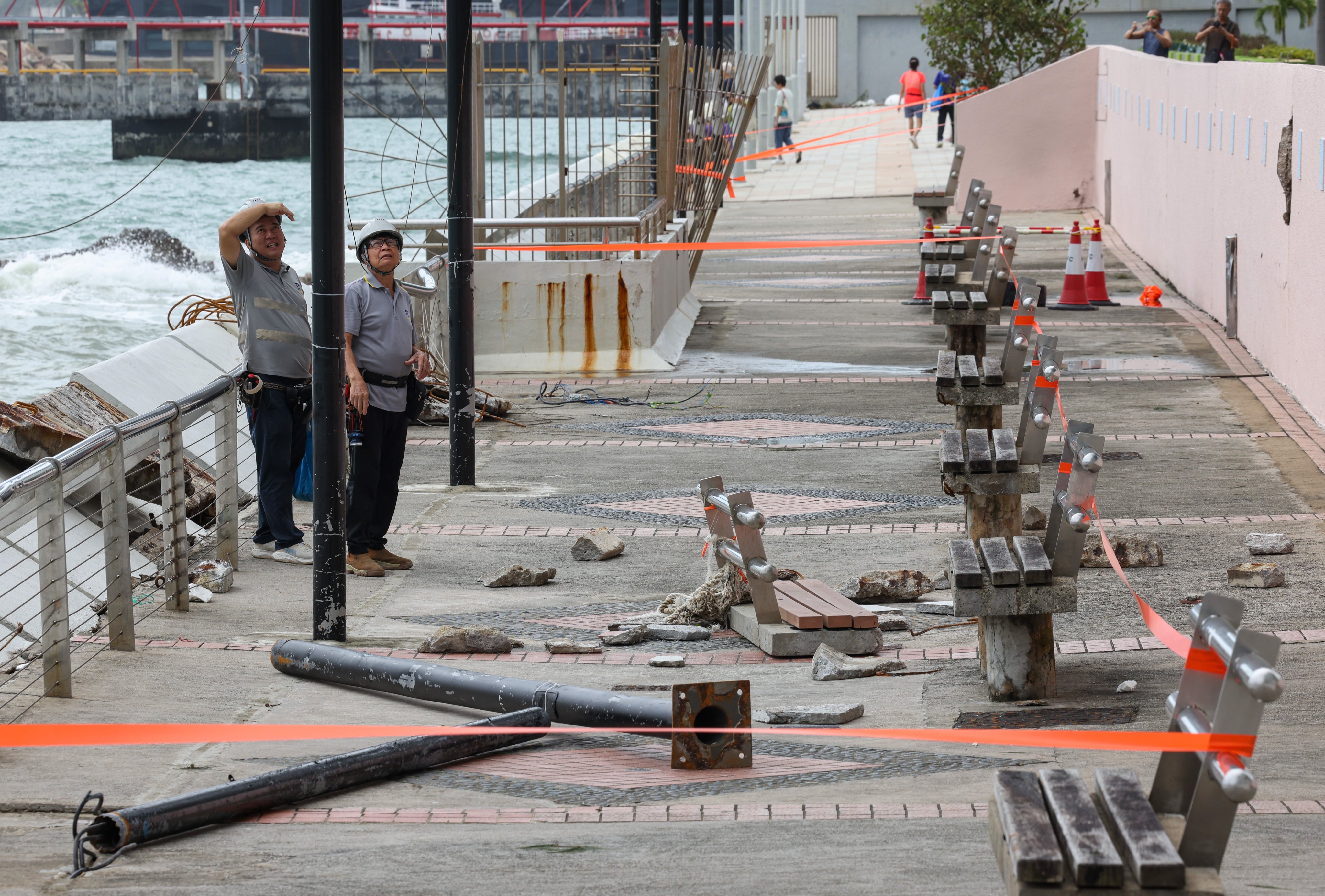 Heng Fa Chuen after the devastation caused by Ragasa. Photo: Jelly Tse
