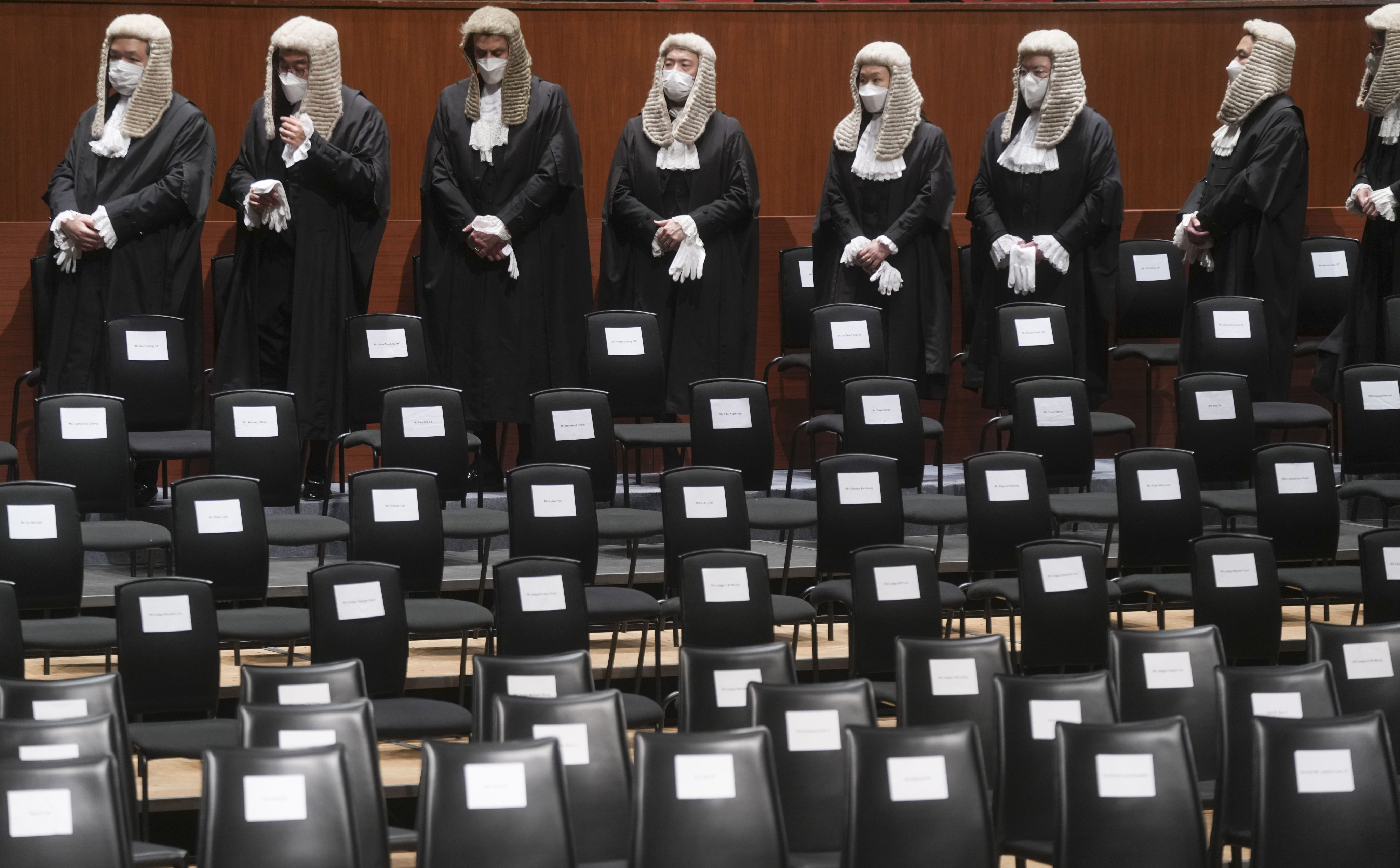 The ceremonial opening of the 2023 legal year at City Hall in Central. Photo: Sam Tsang